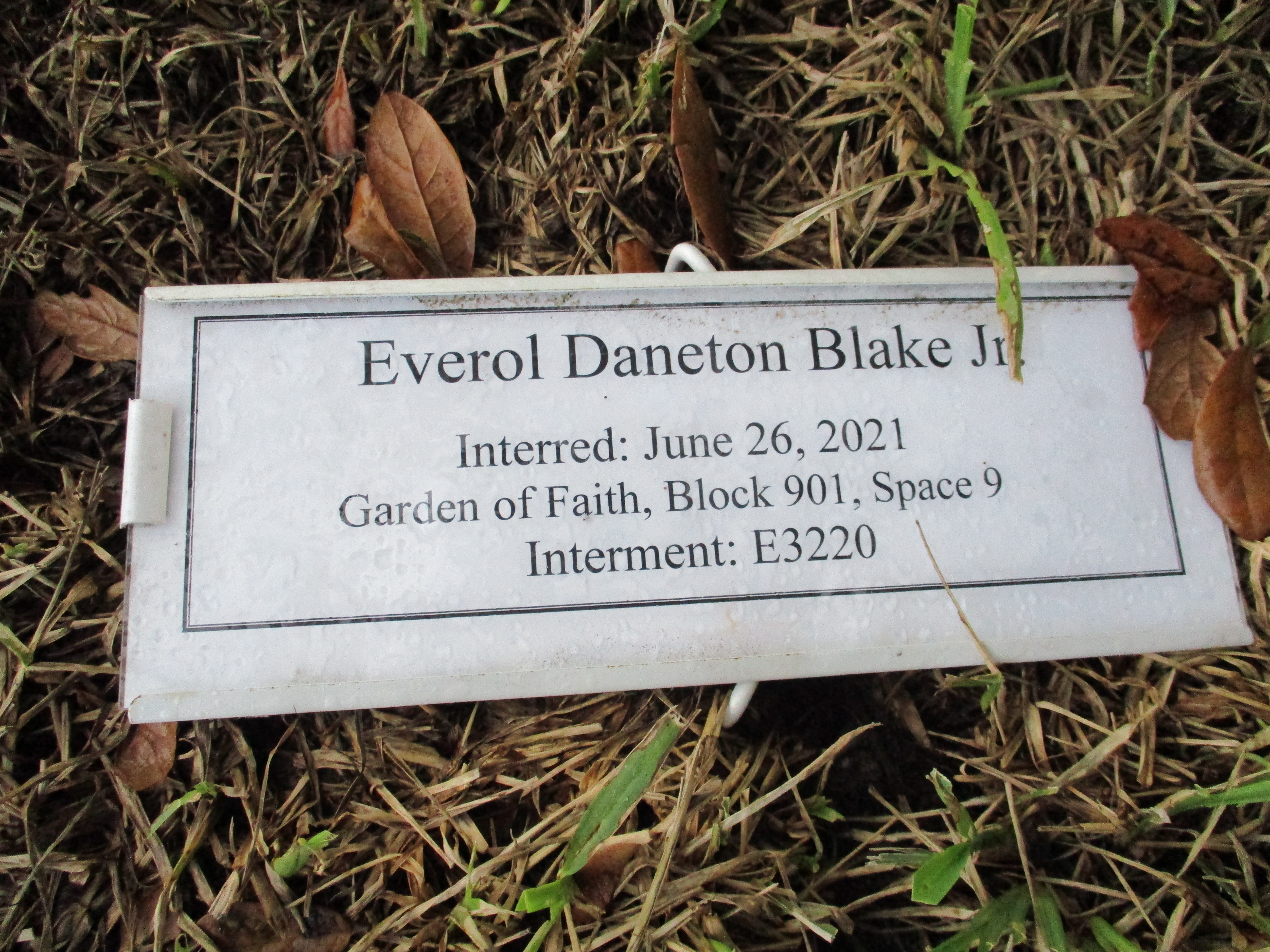 Everol Daneton Blake, Jr