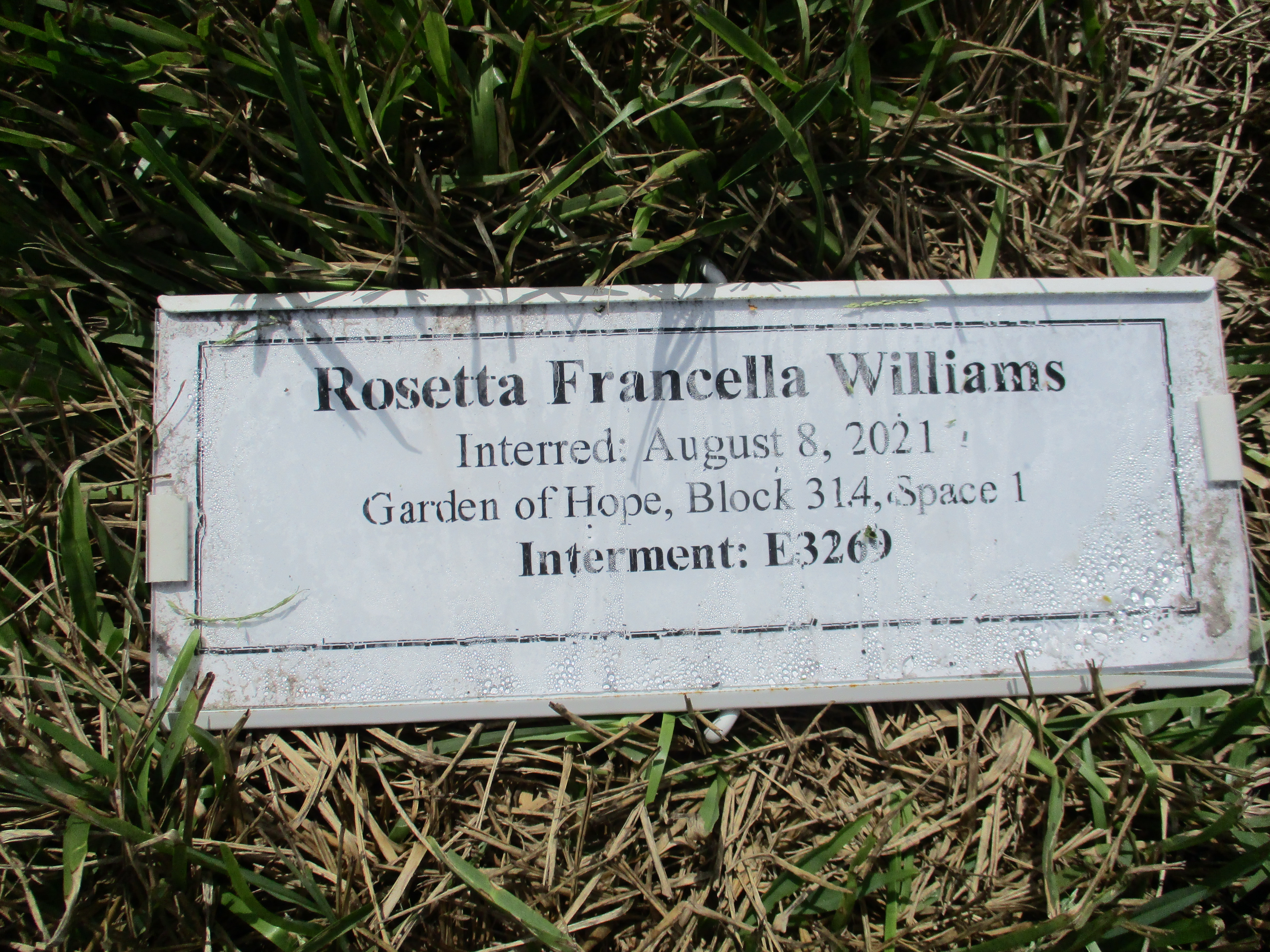 Rosette Francella Williams