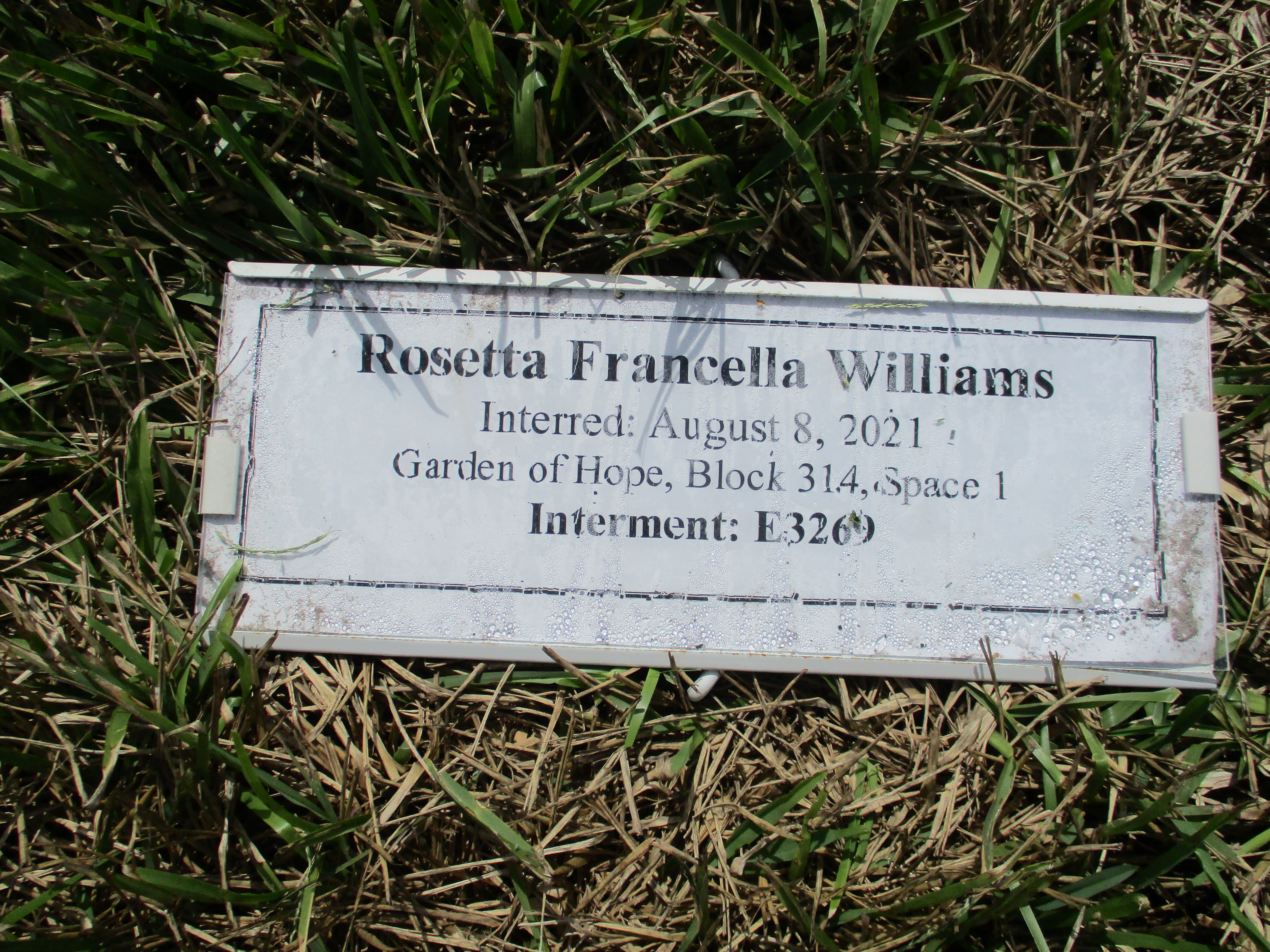 Rosetta Francella Williams