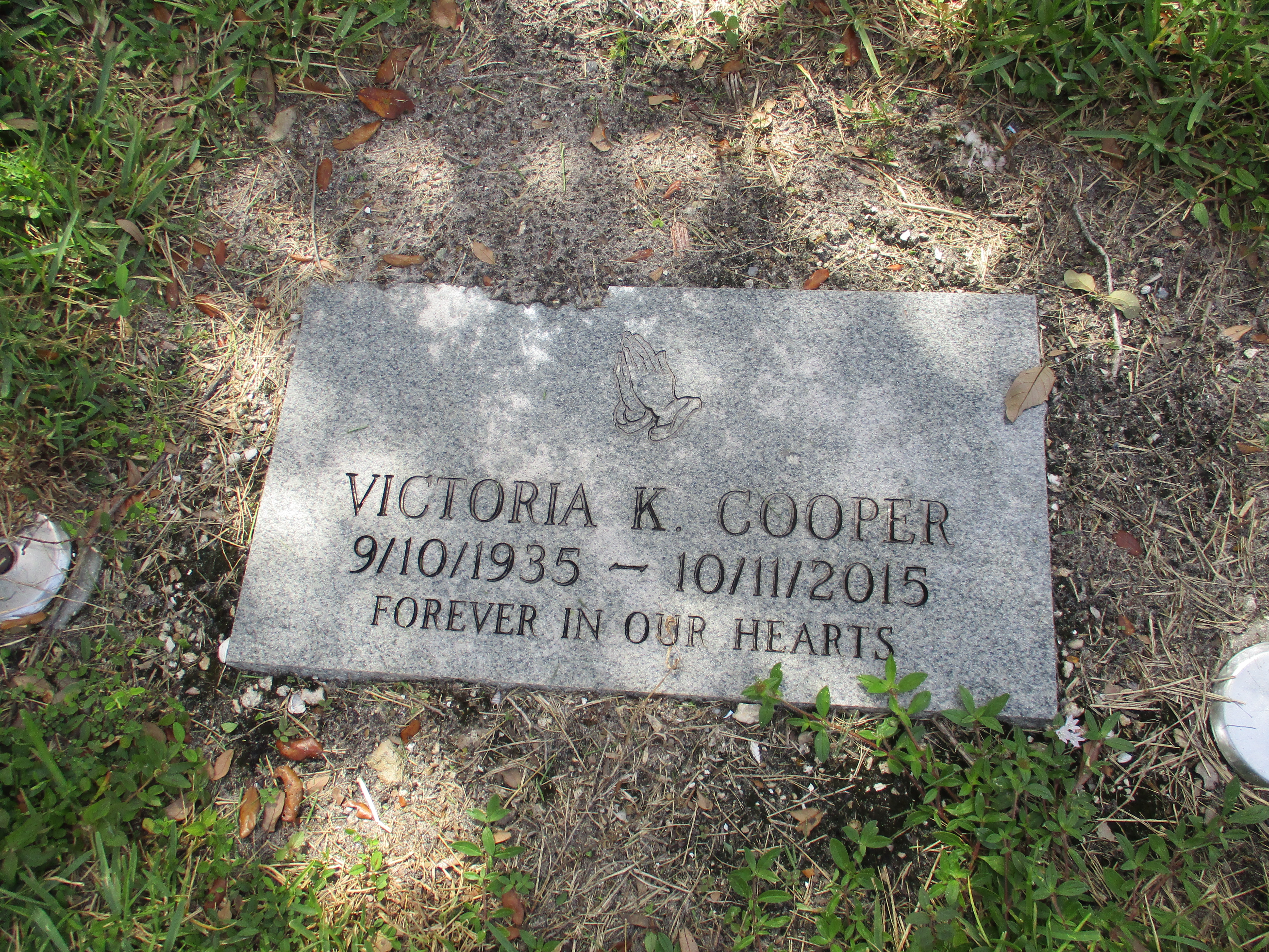 Victoria K Cooper