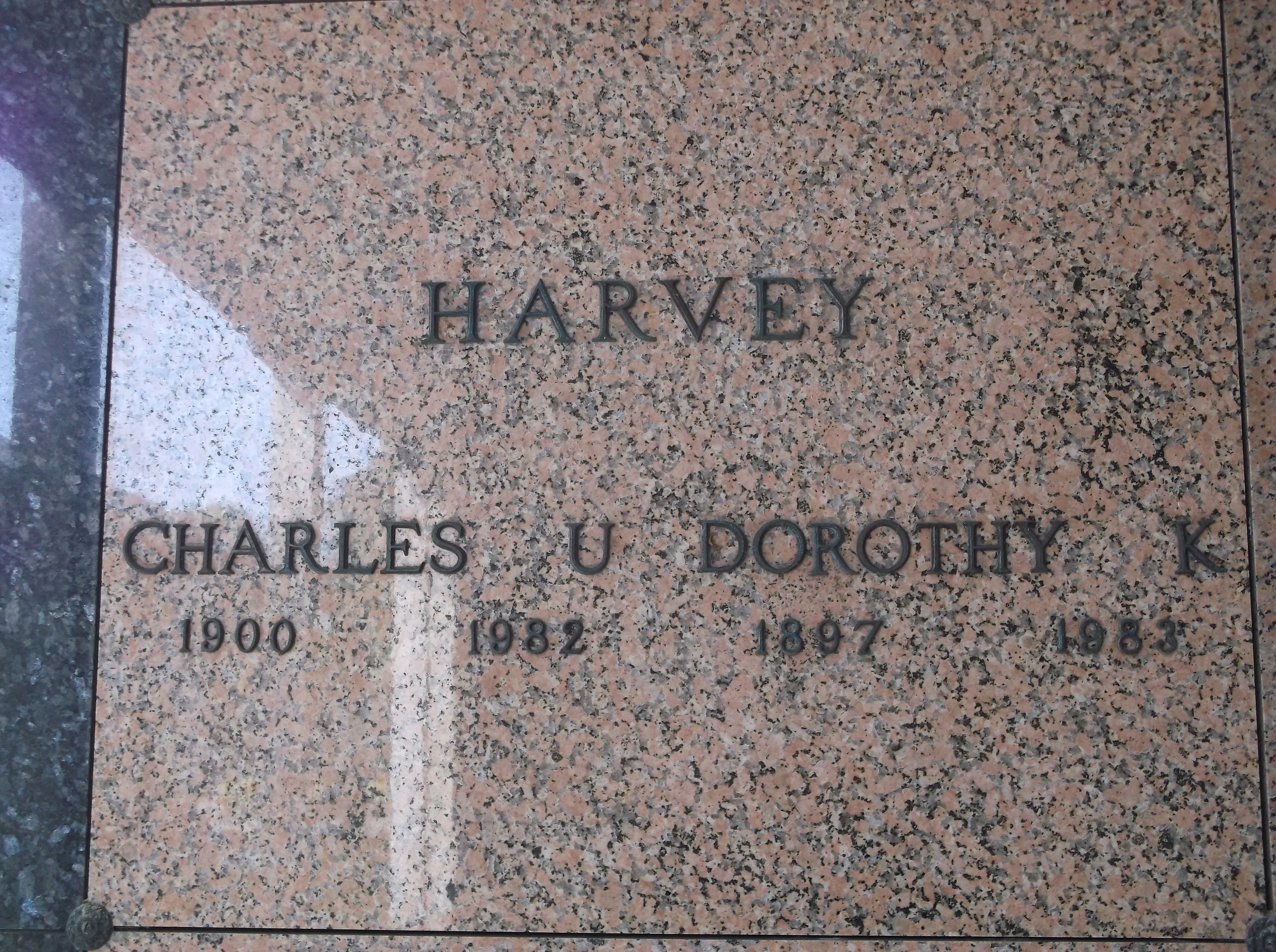 Charles U Harvey