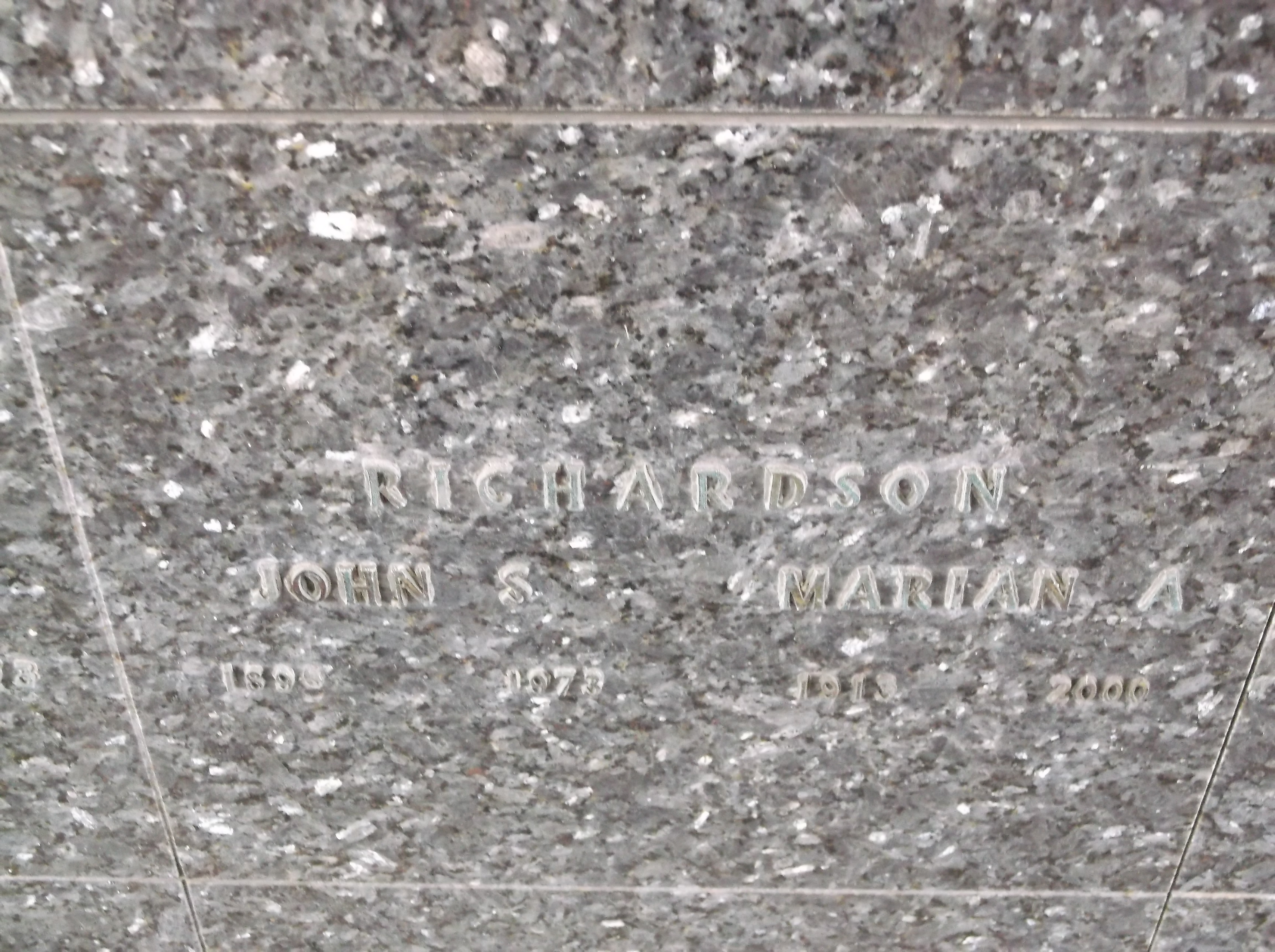 Marian A Richardson