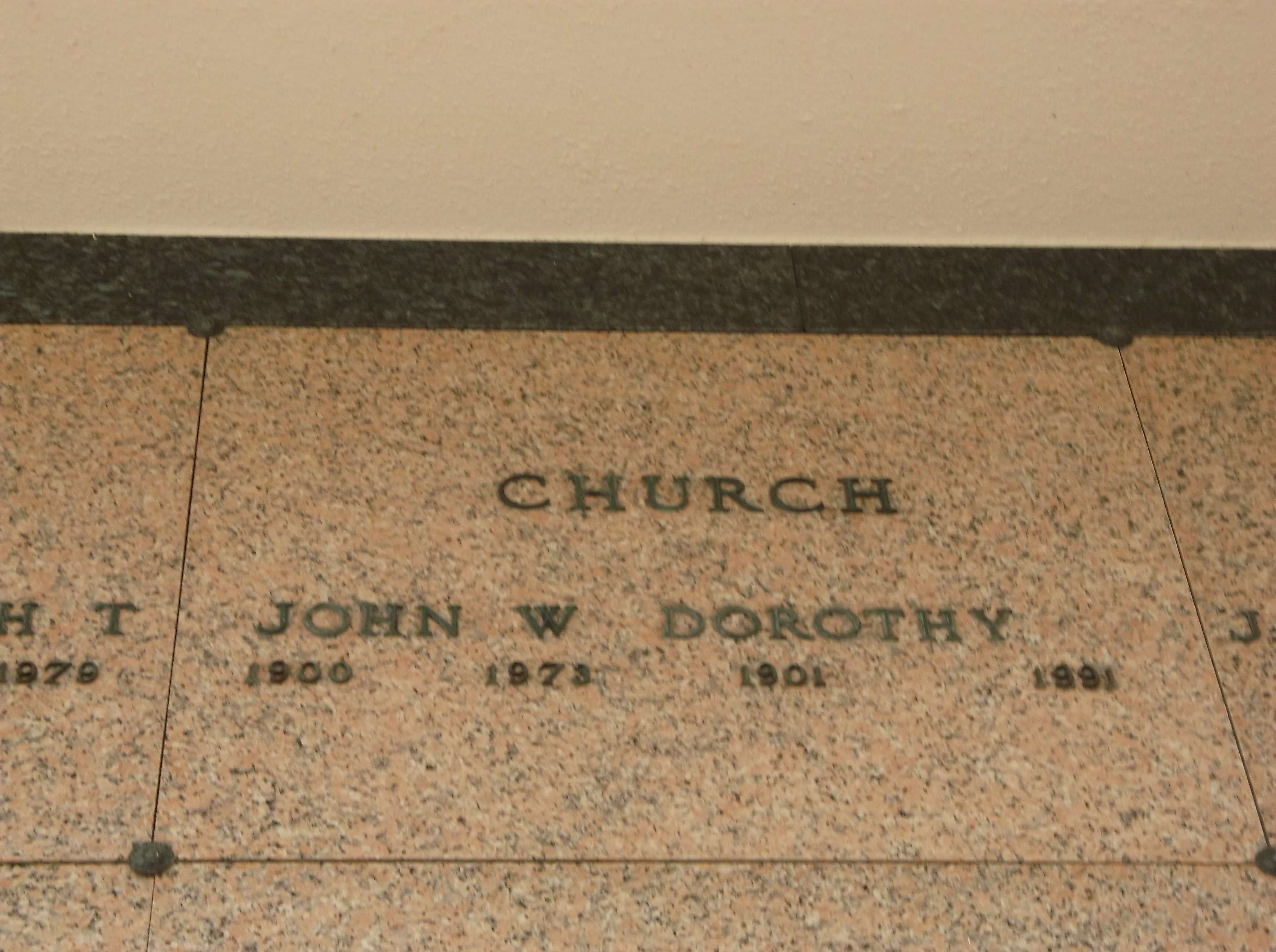 John W Church