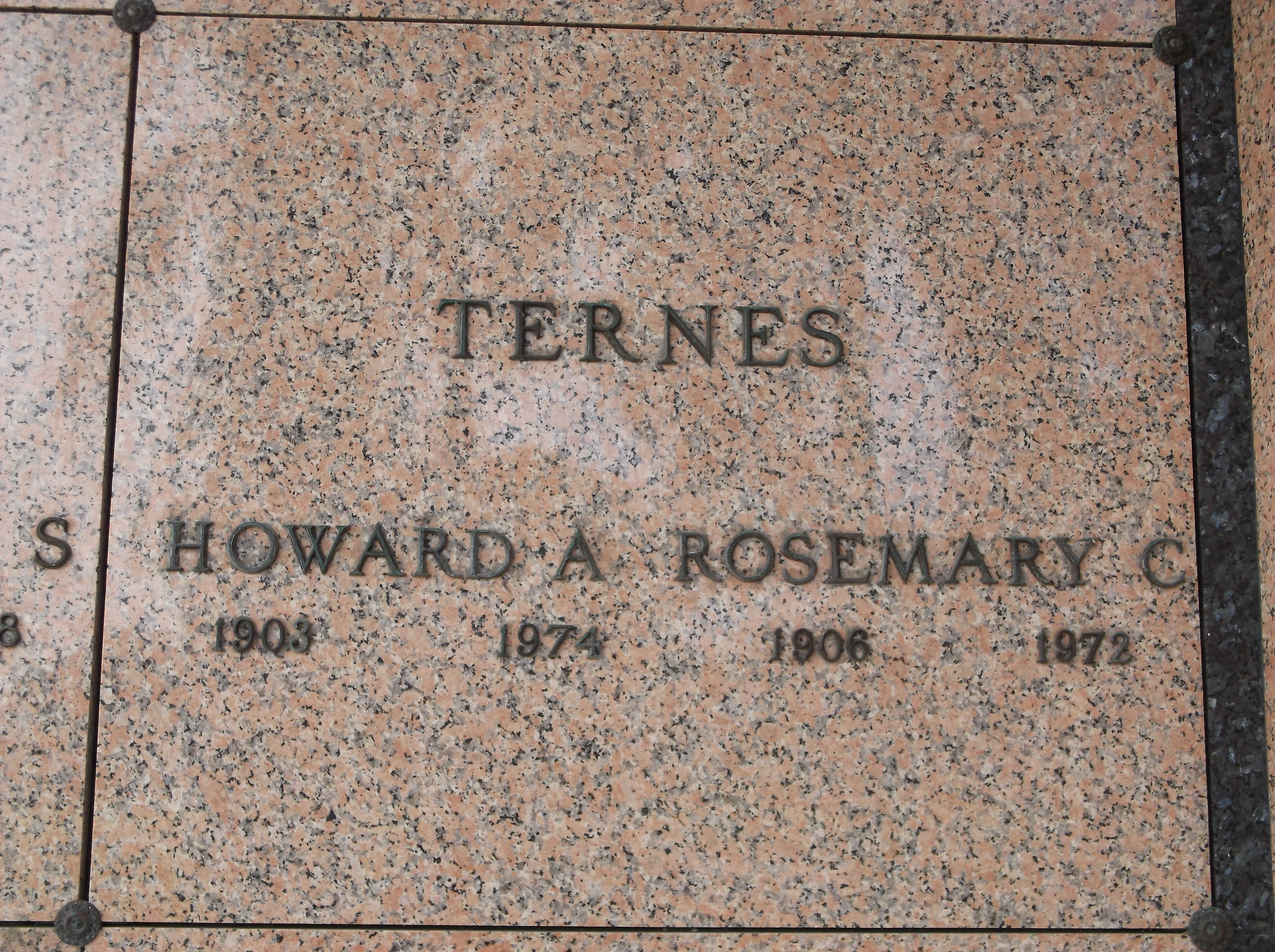 Rosemary C Ternes