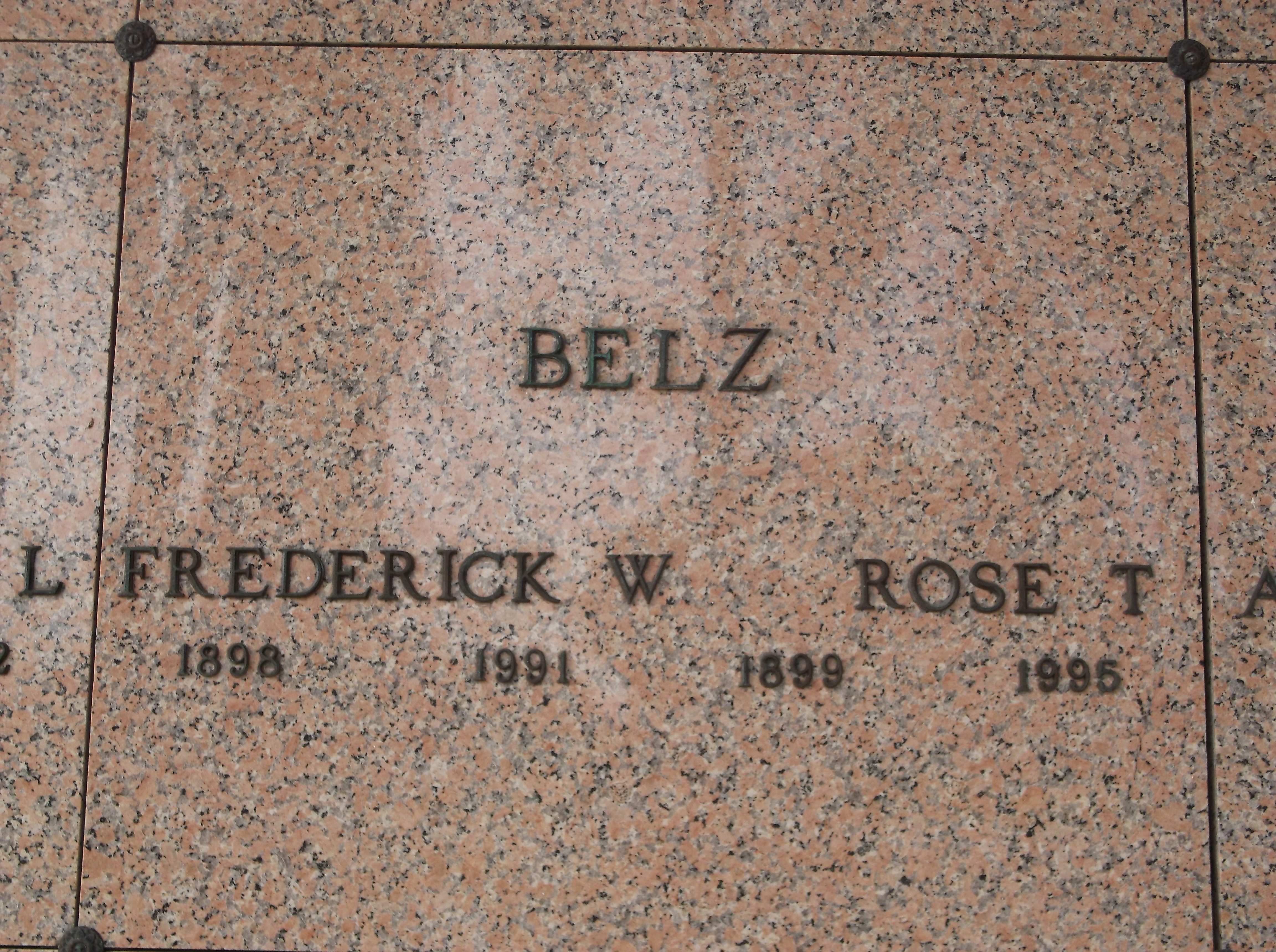 Rose T Belz