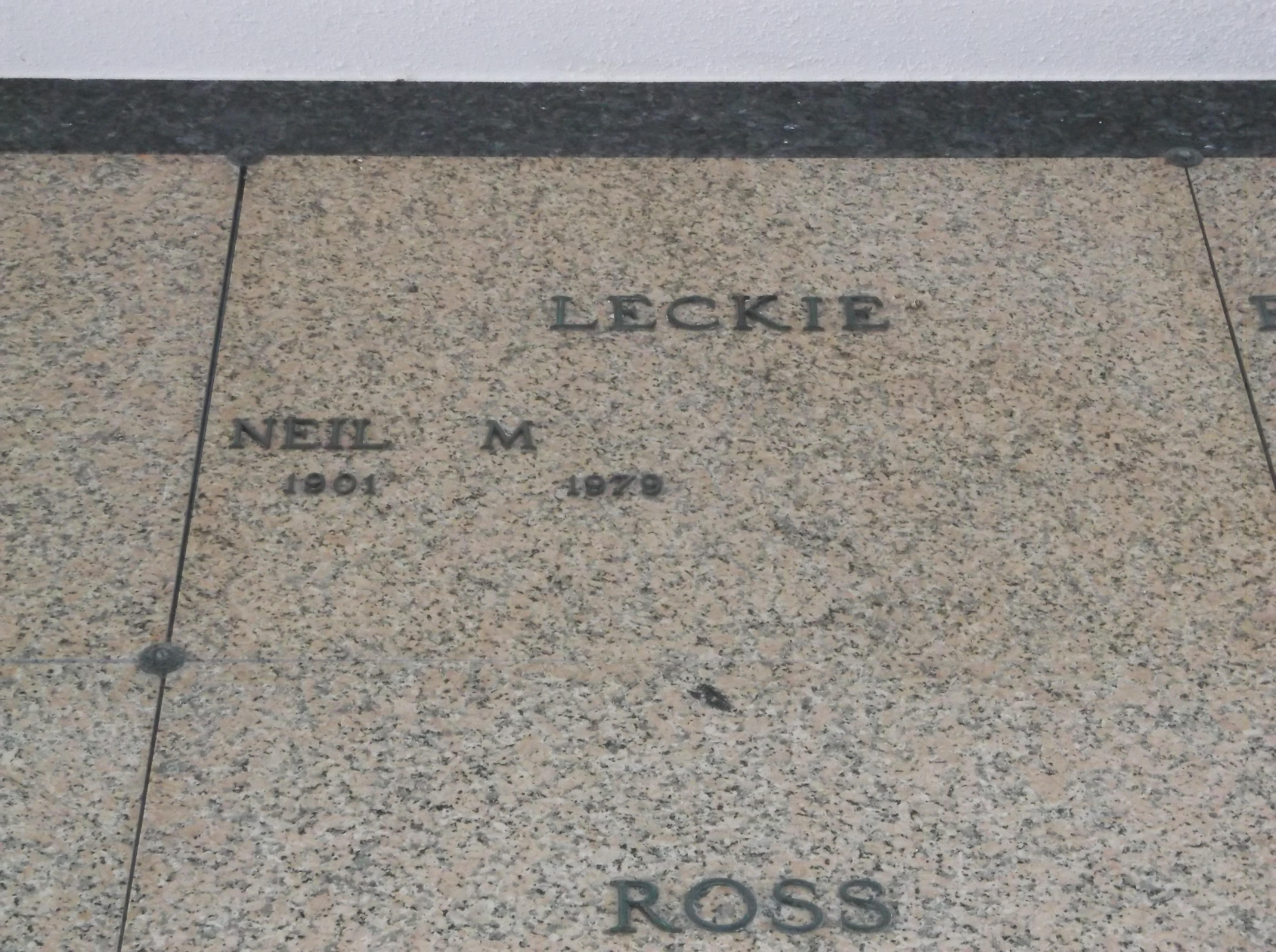 Neil M Leckie