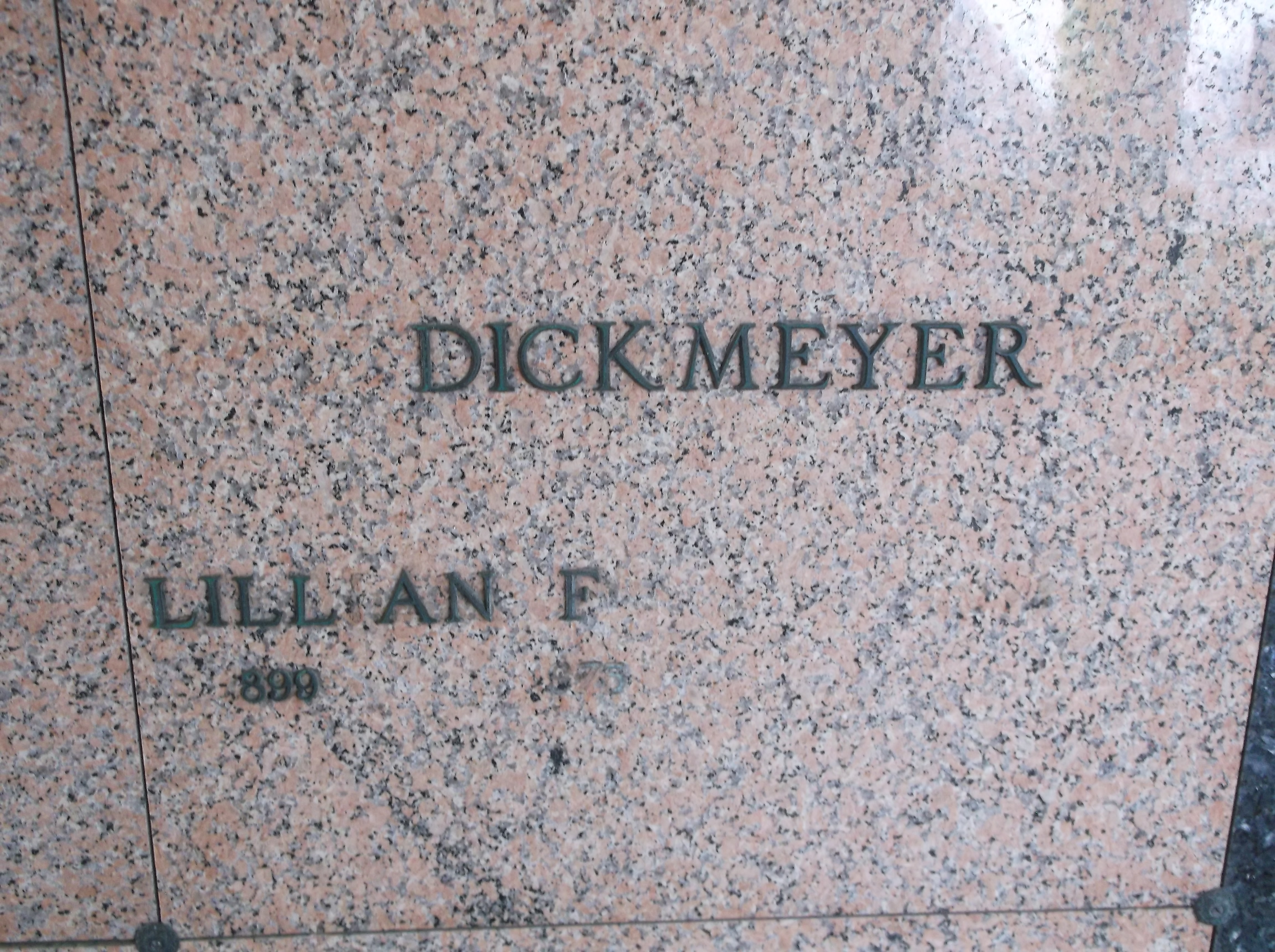 Lillian F Dickmeyer