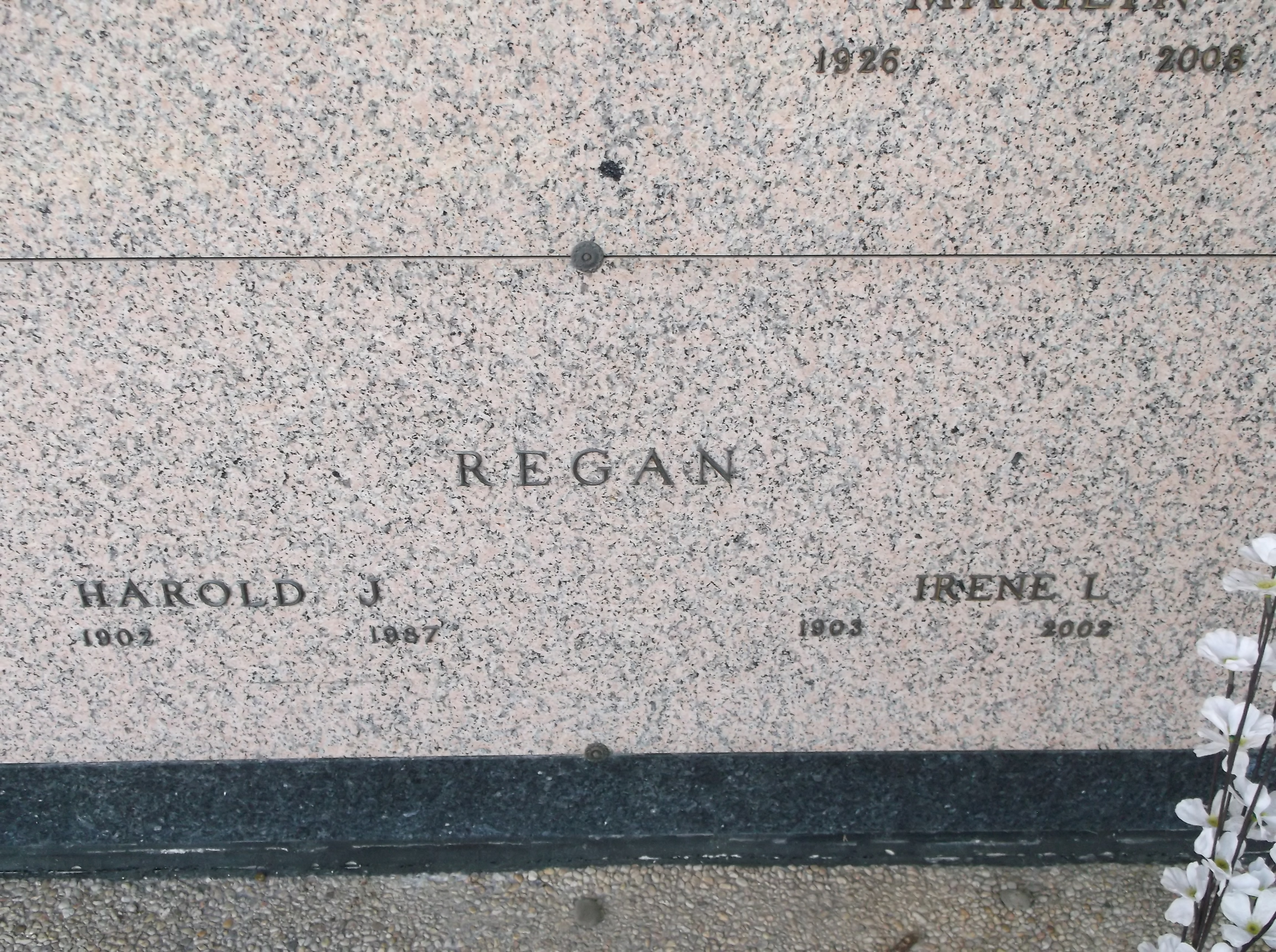 Harold J Regan