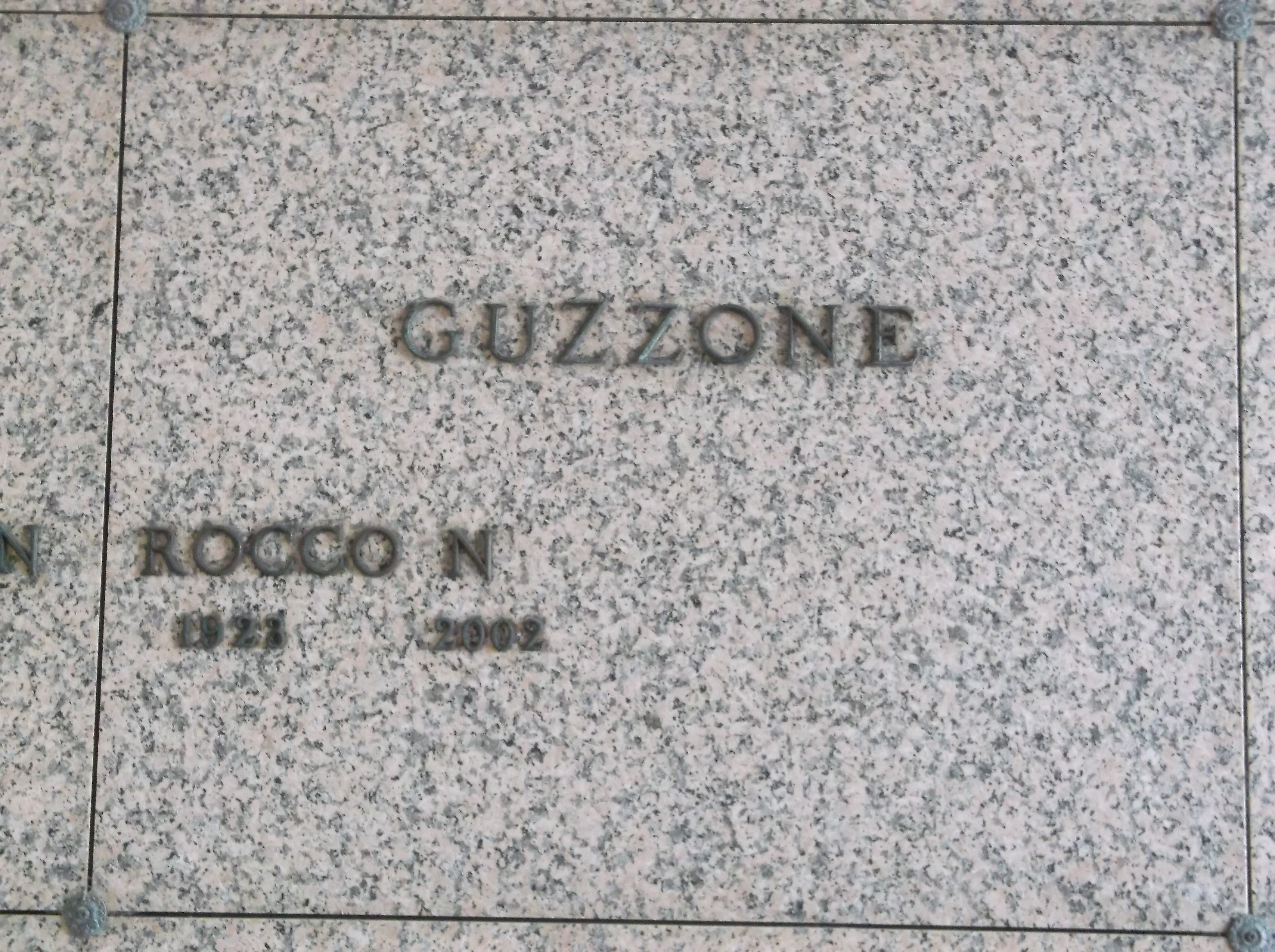Rocco N Guzzone