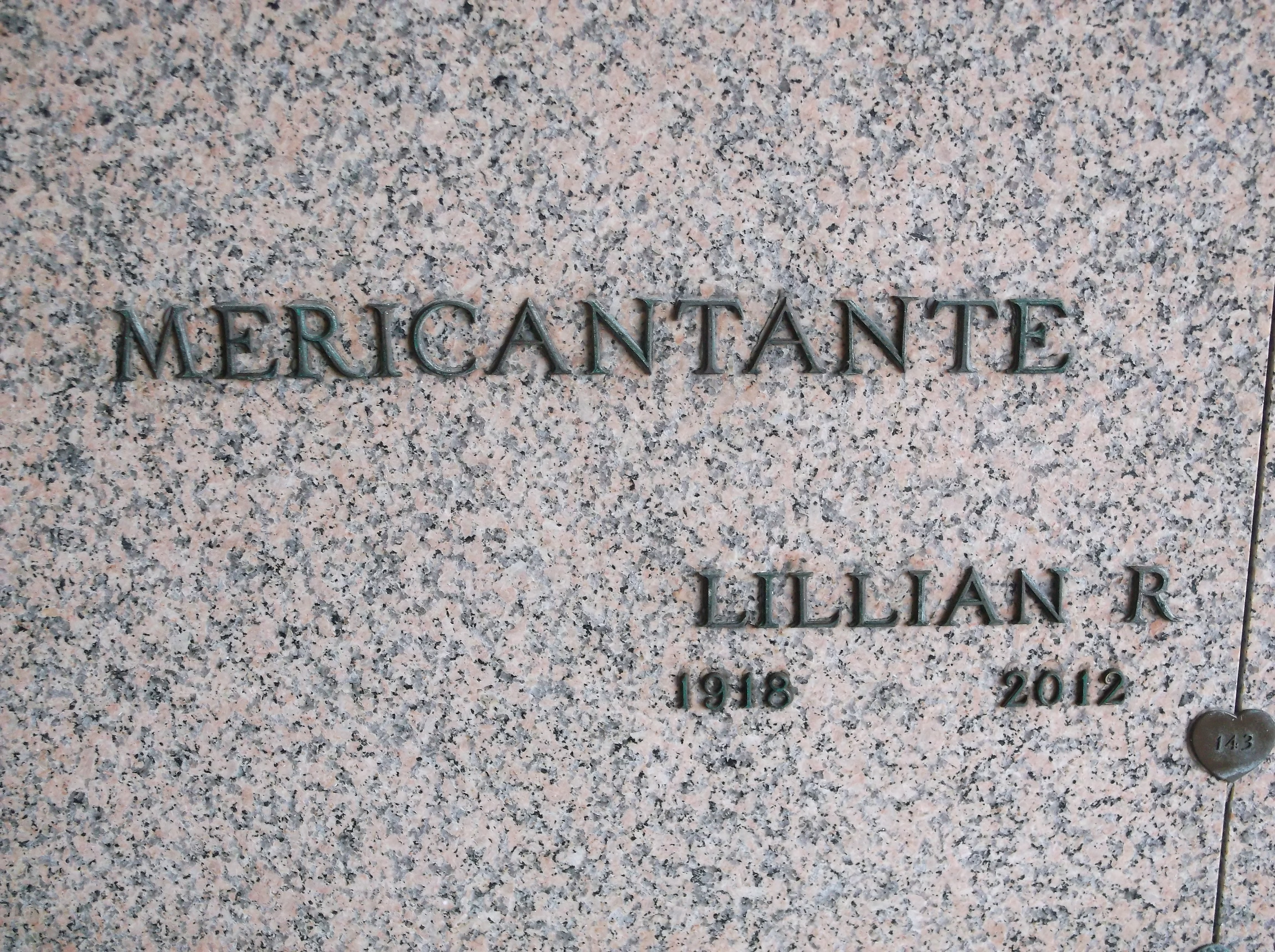 Lillian R Mericantante