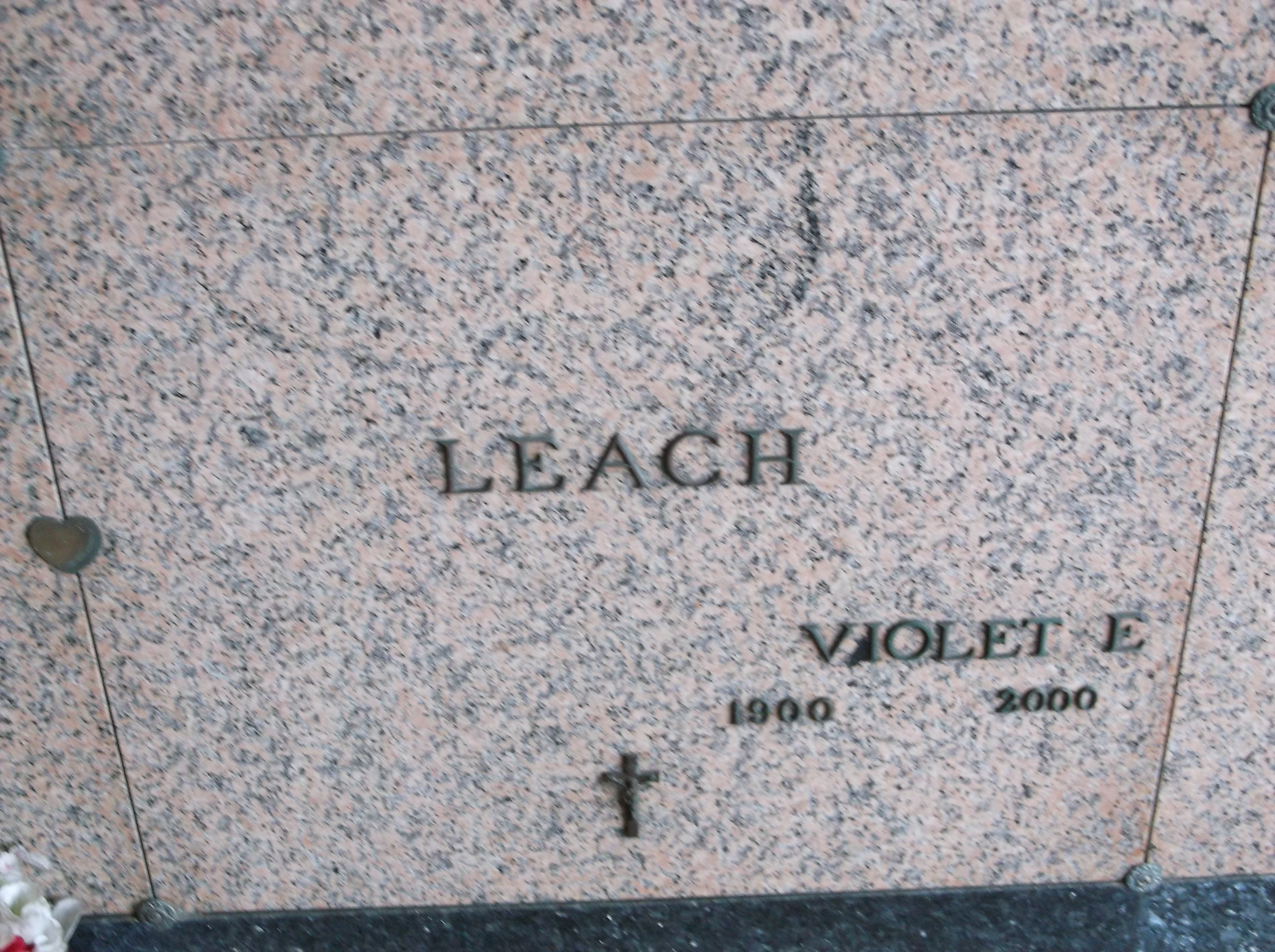 Violet E Leach