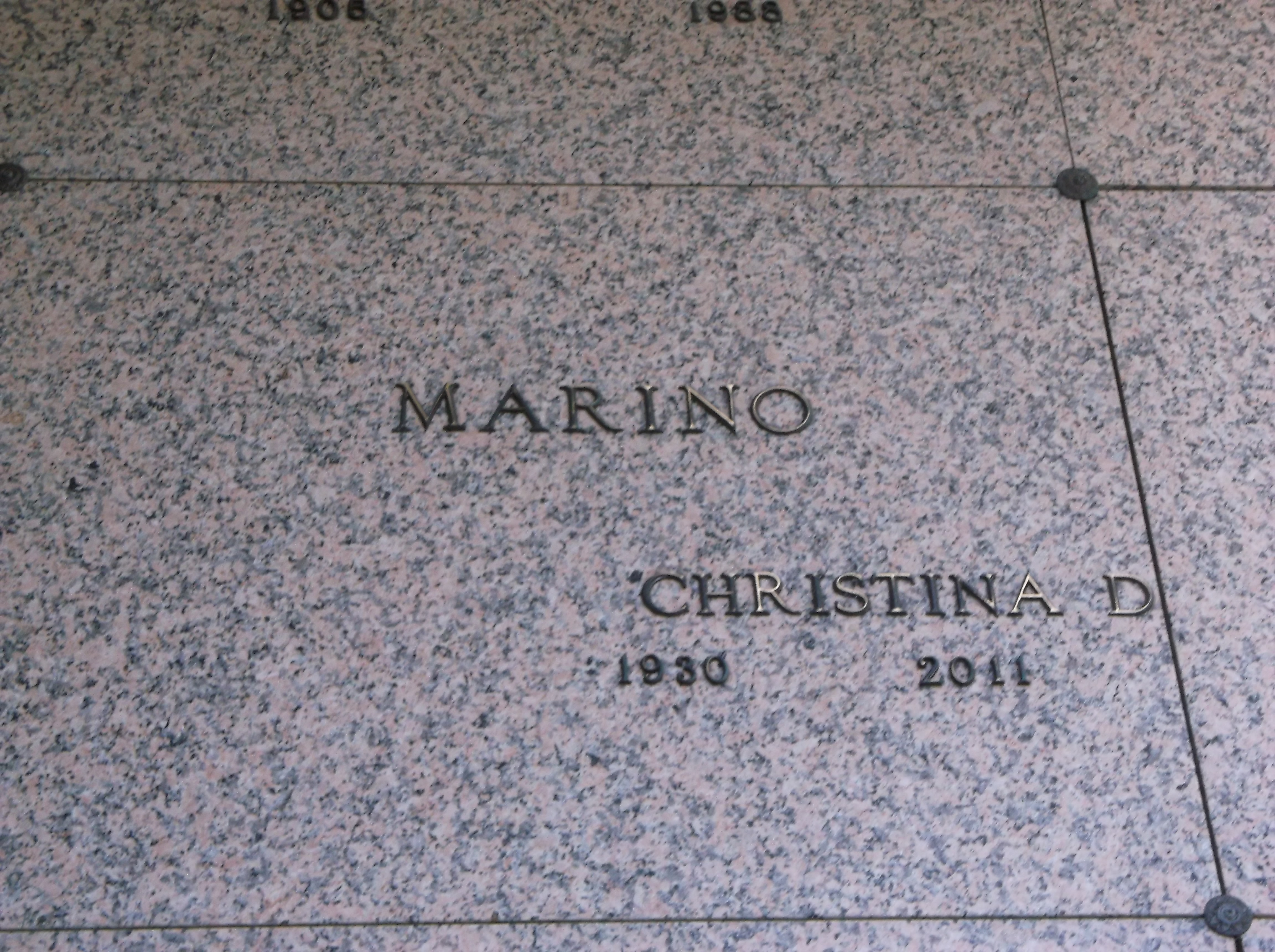 Christina D Marino