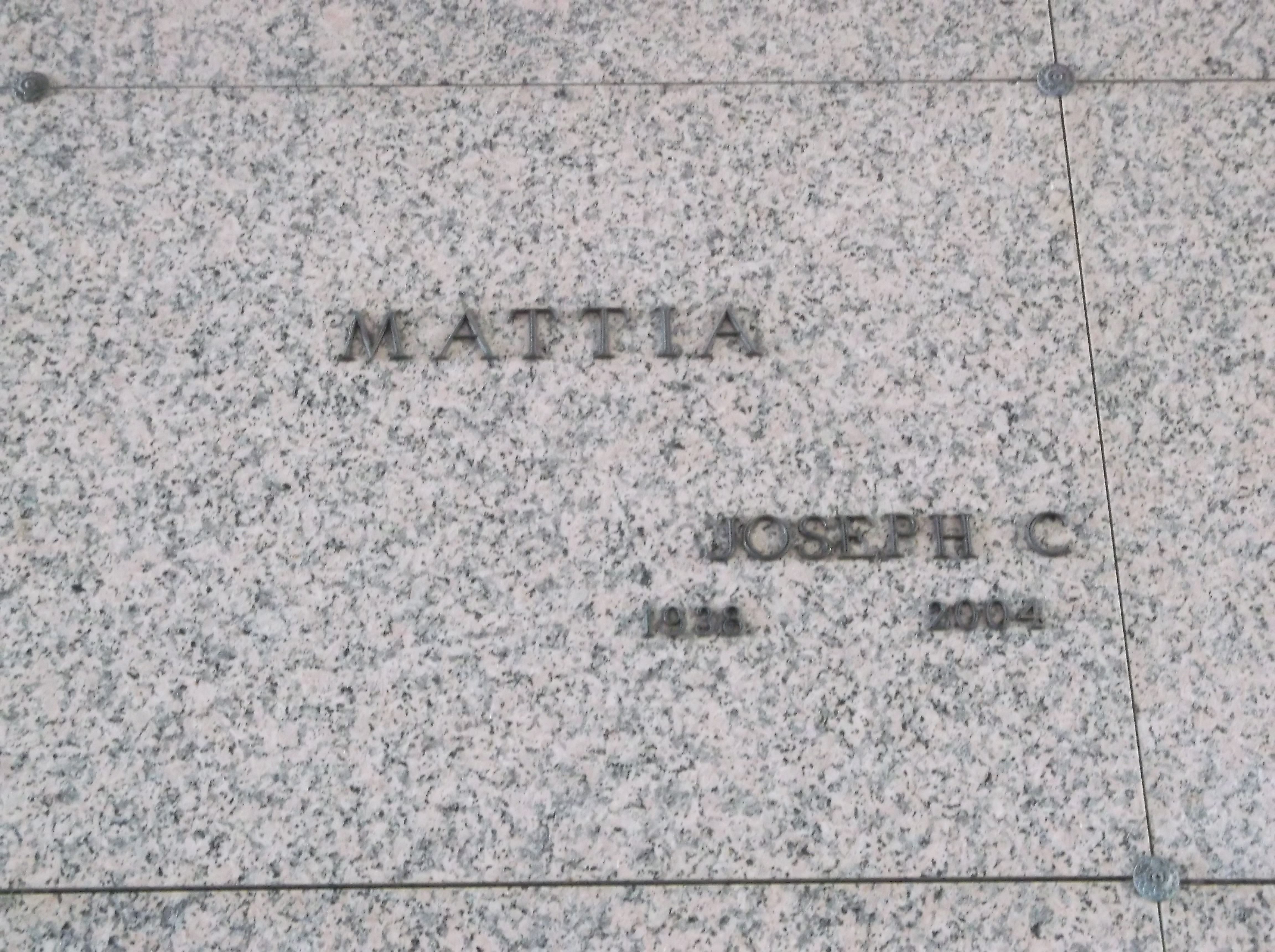 Joseph C Mattia