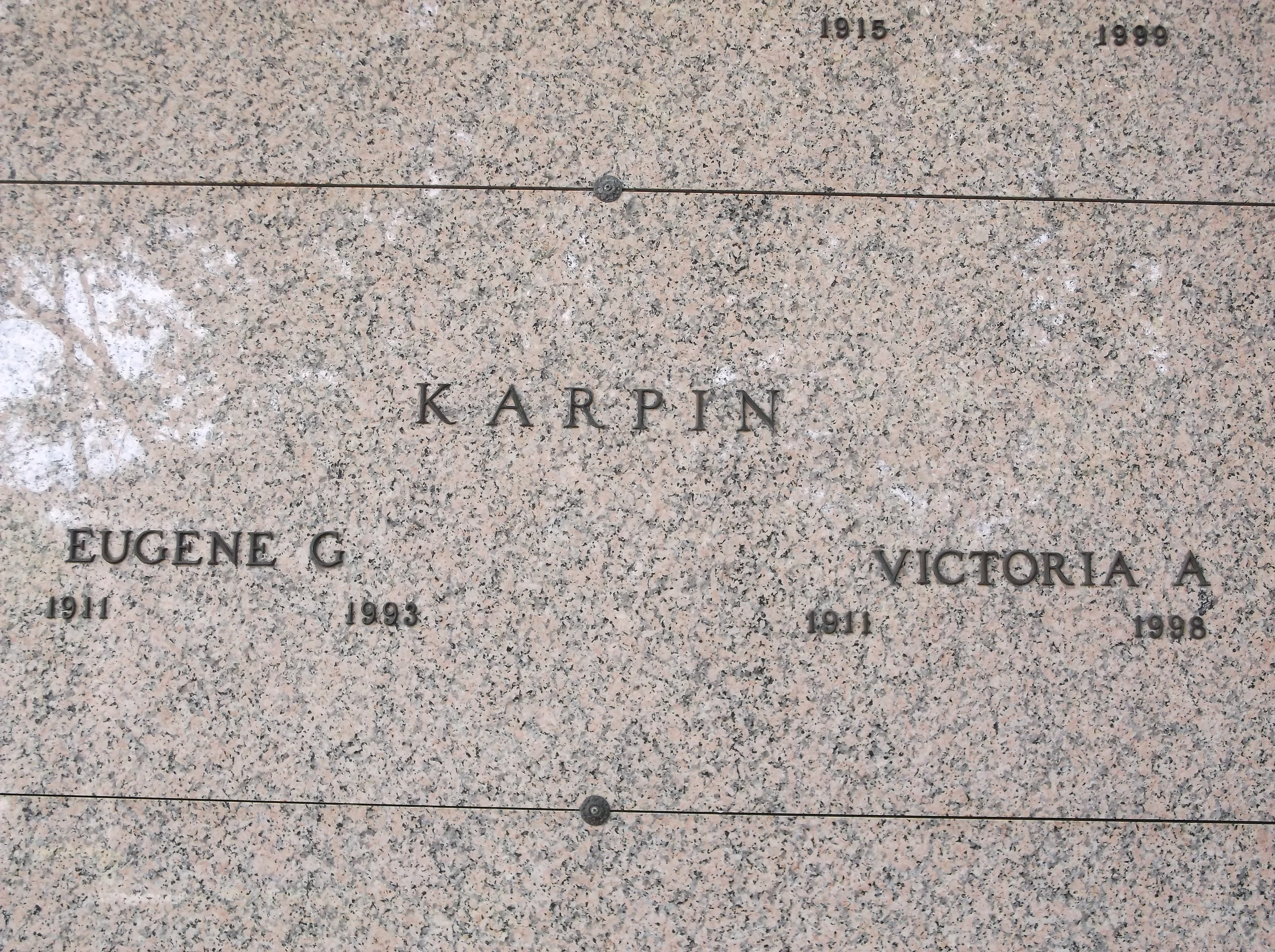 Victoria A Karpin