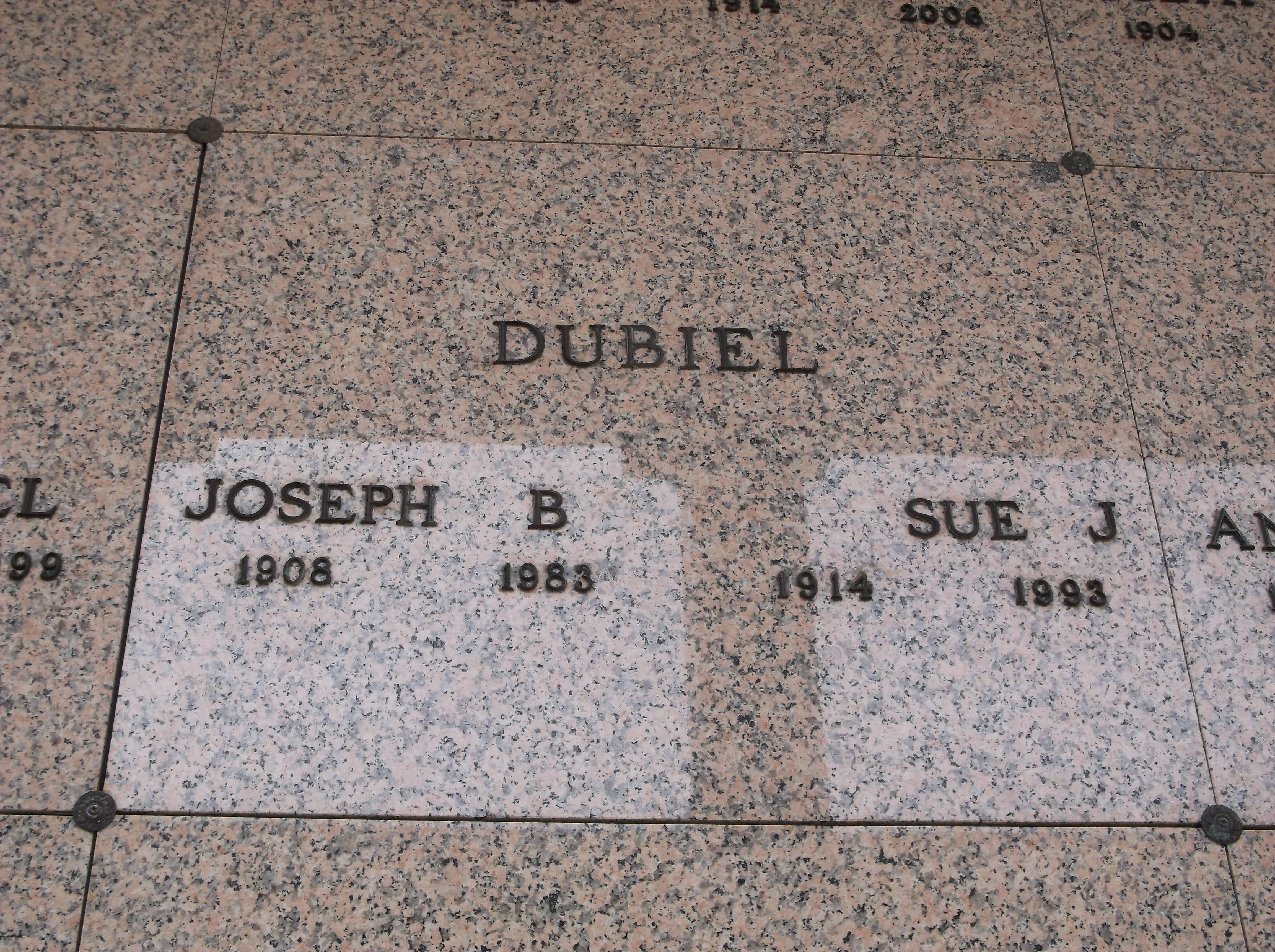 Joseph B Dubiel