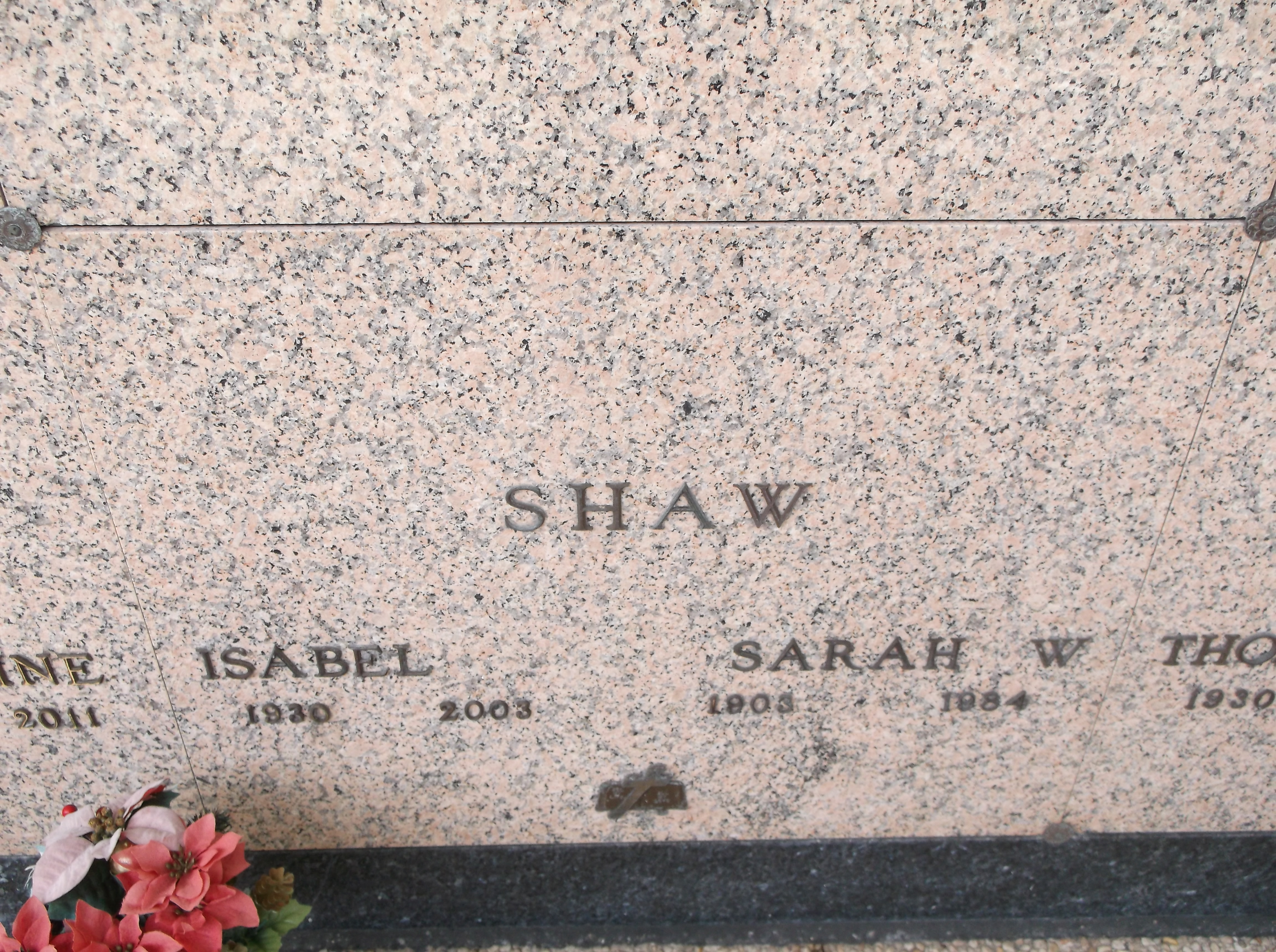 Sarah W Shaw