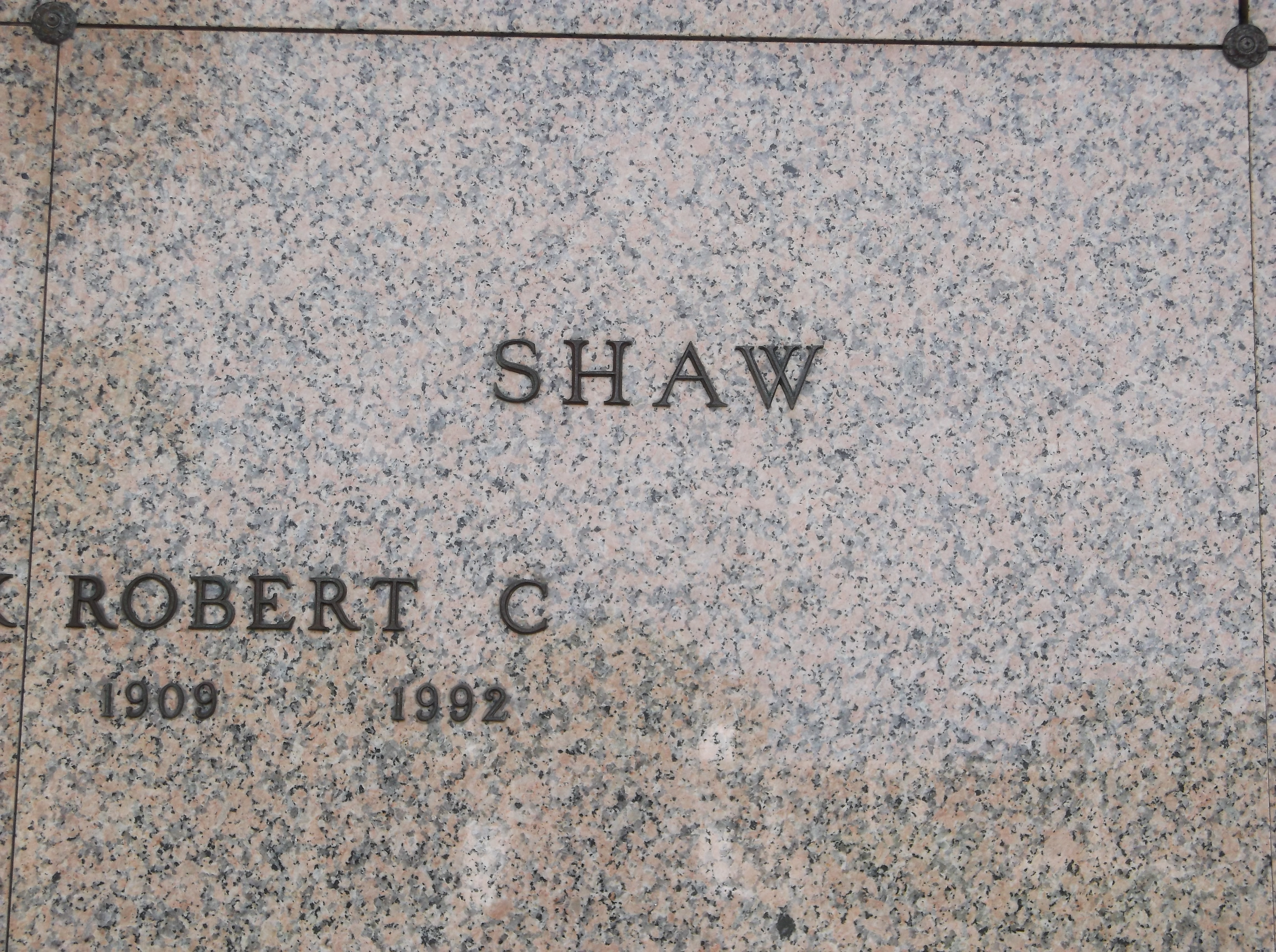 Robert C Shaw