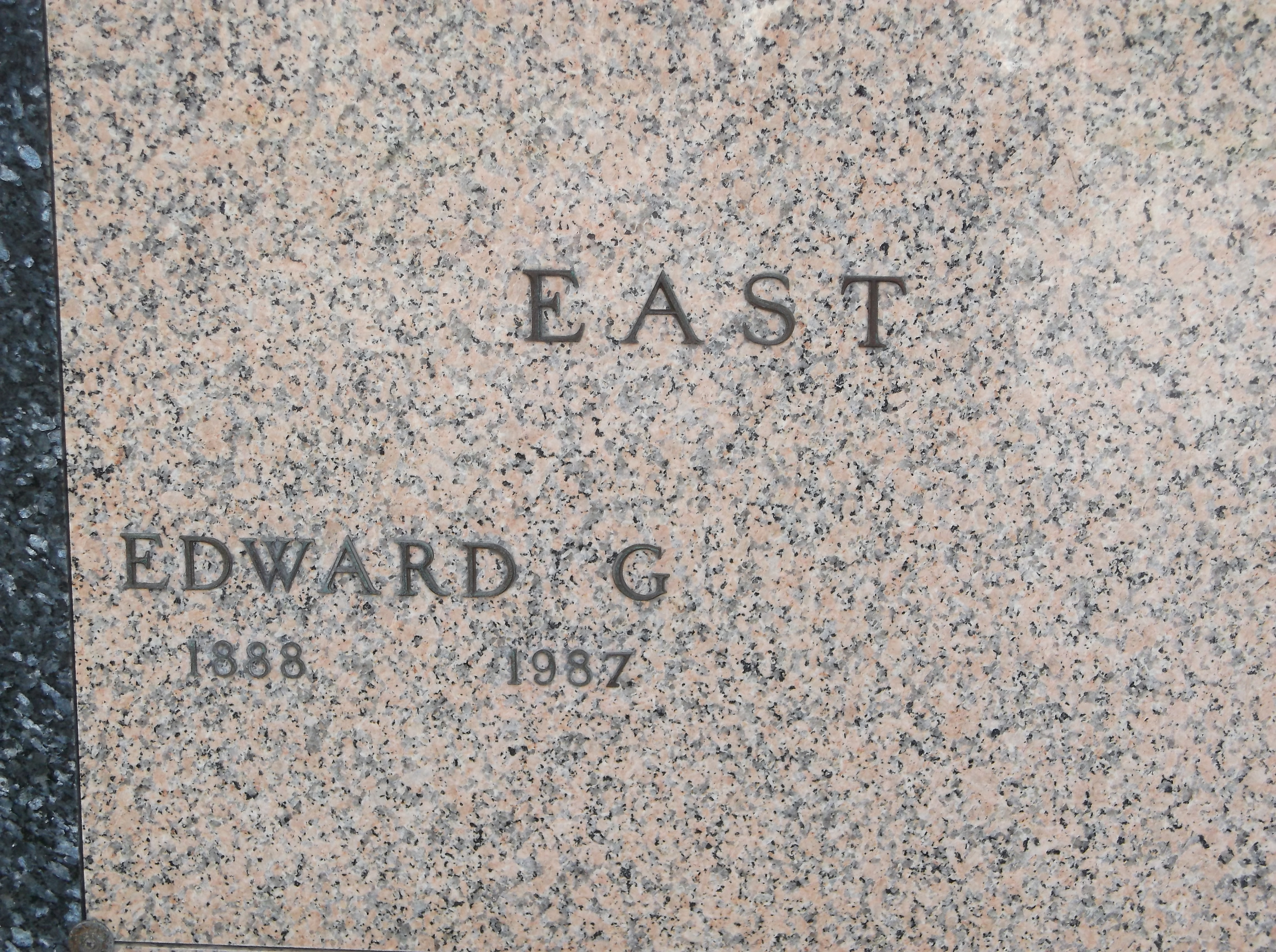 Edward G East