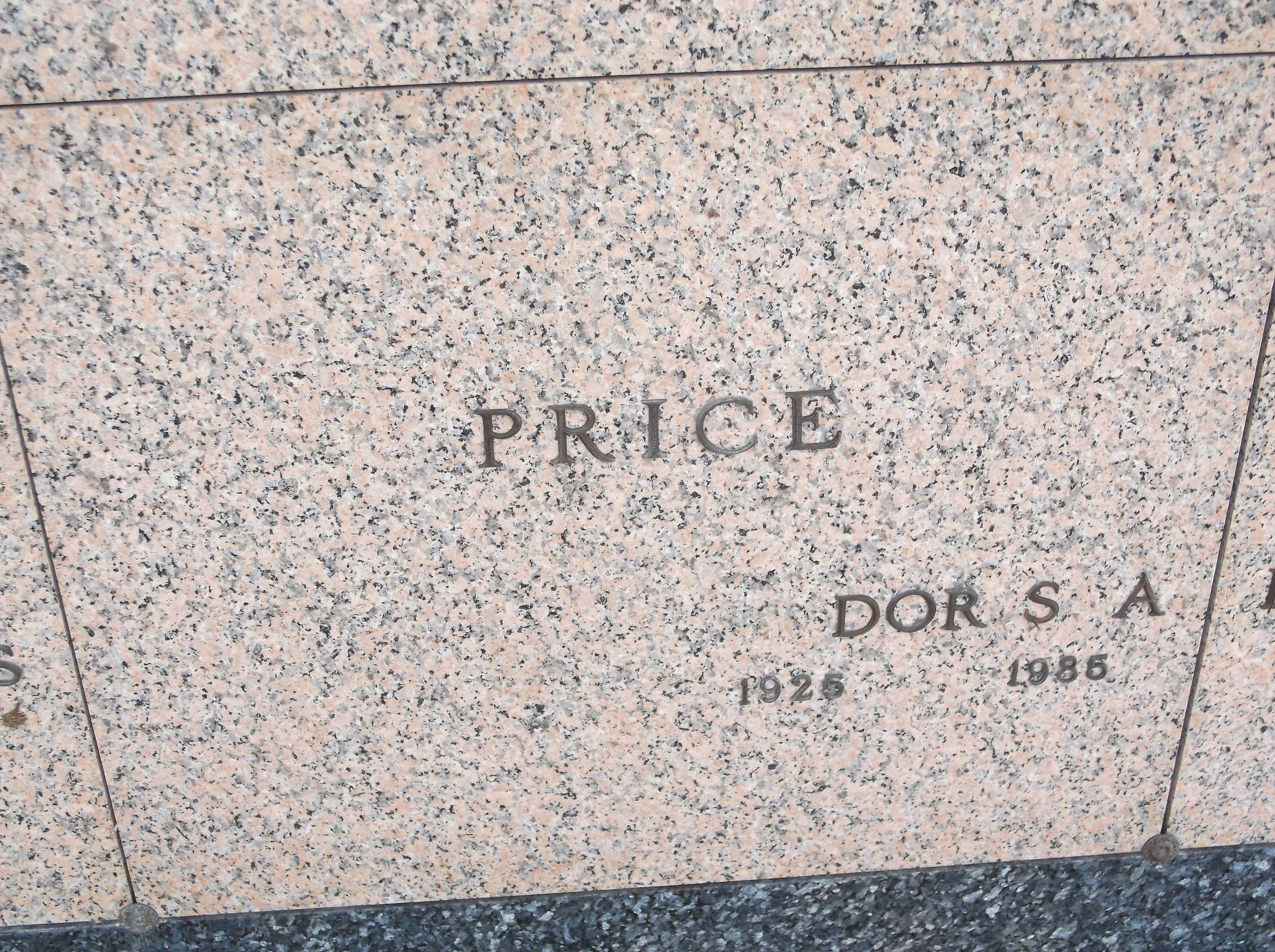 Doris A Price