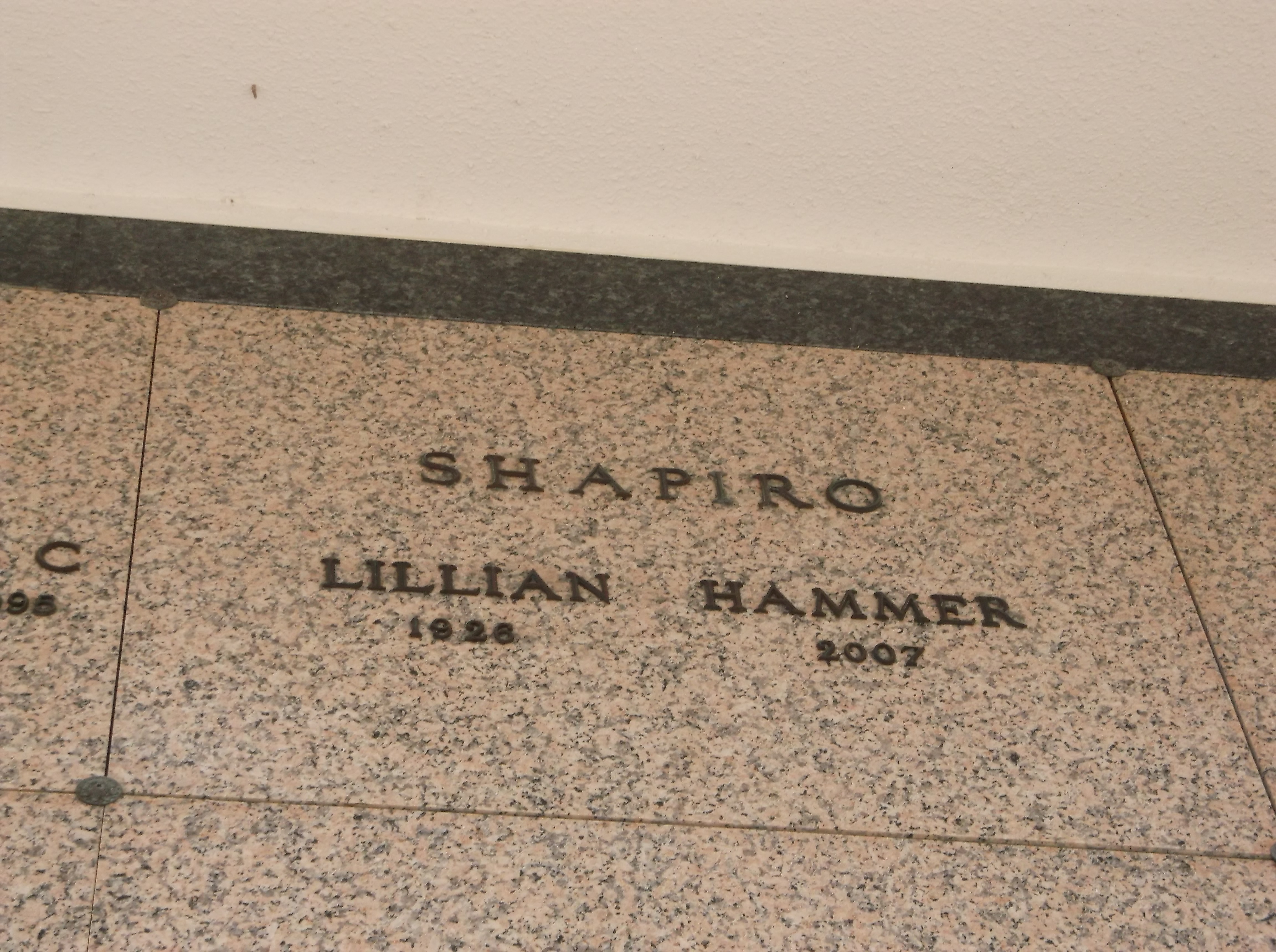 Lillian Hammer Shapiro