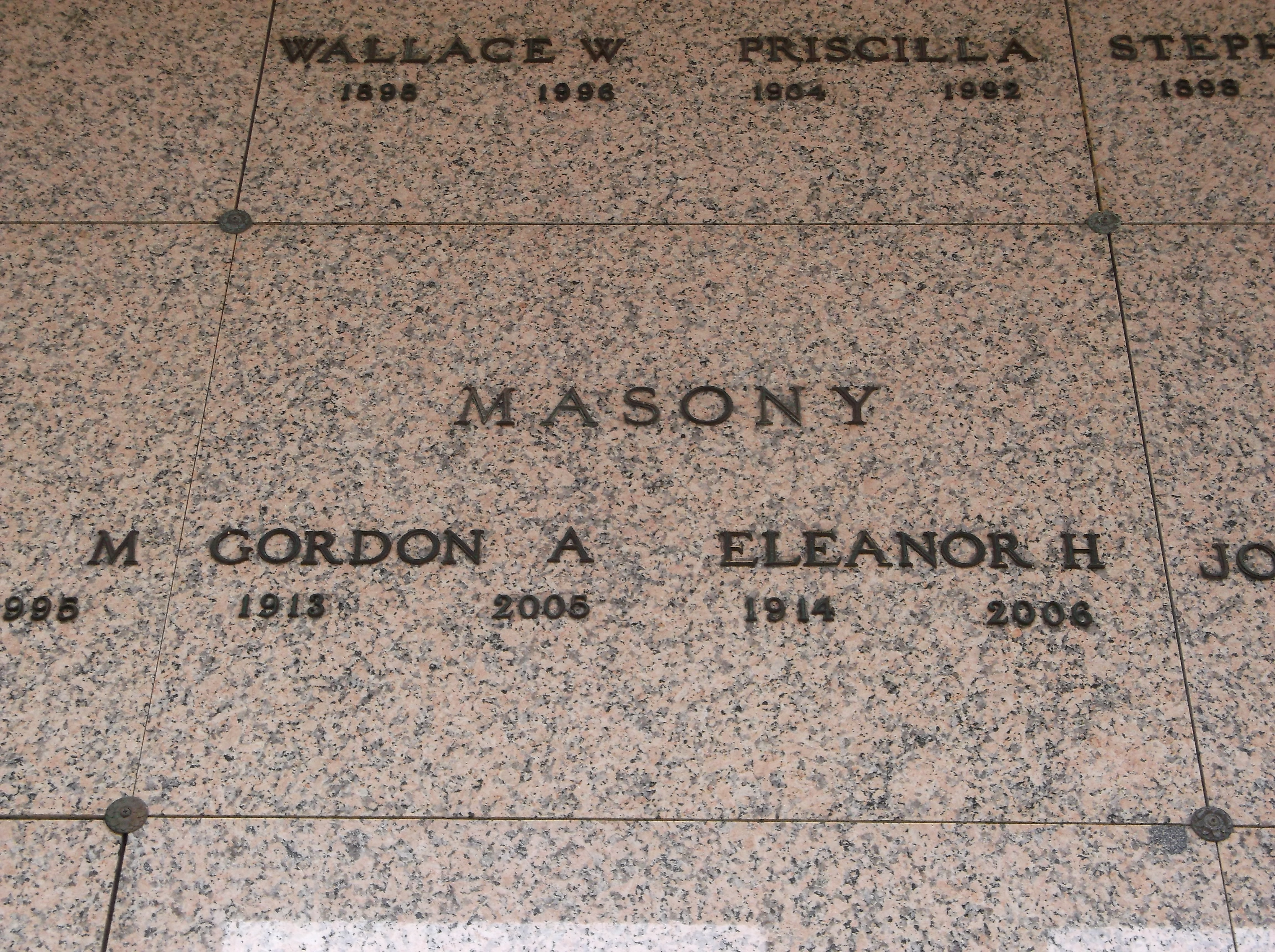 Eleanor H Masony