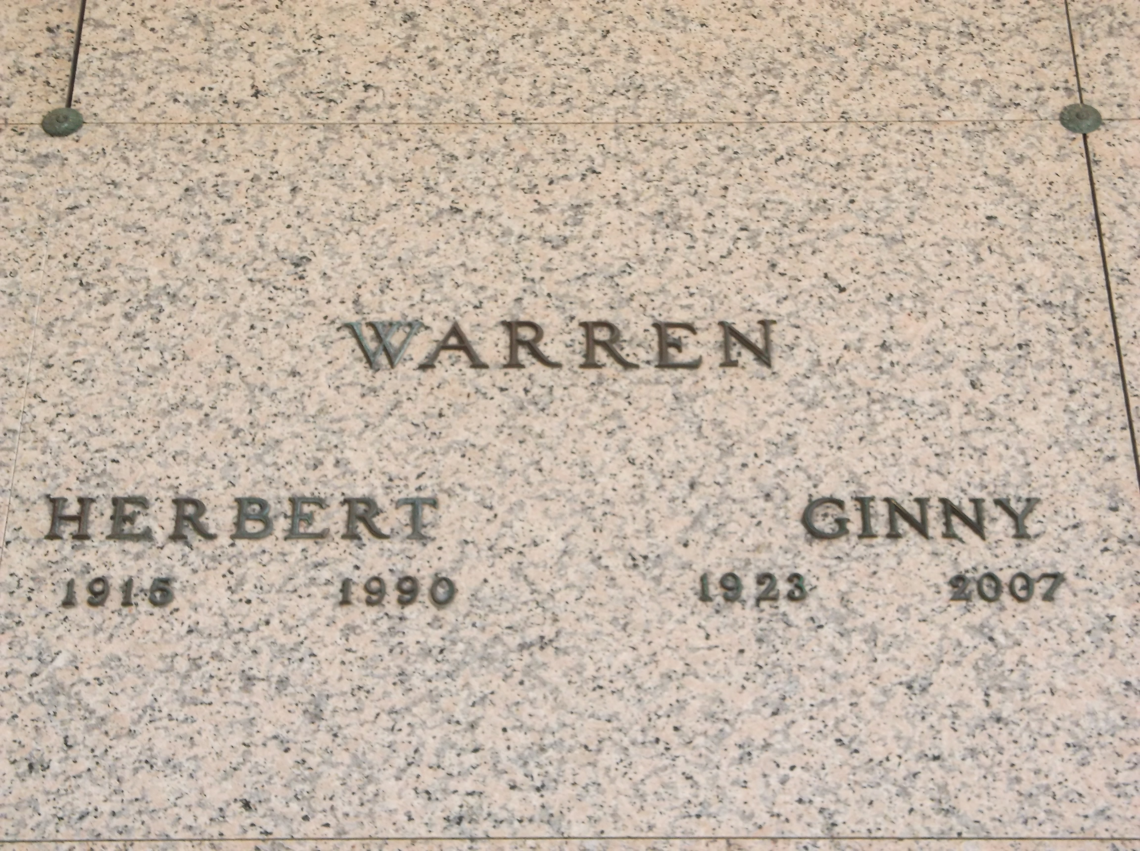 Herbert Warren
