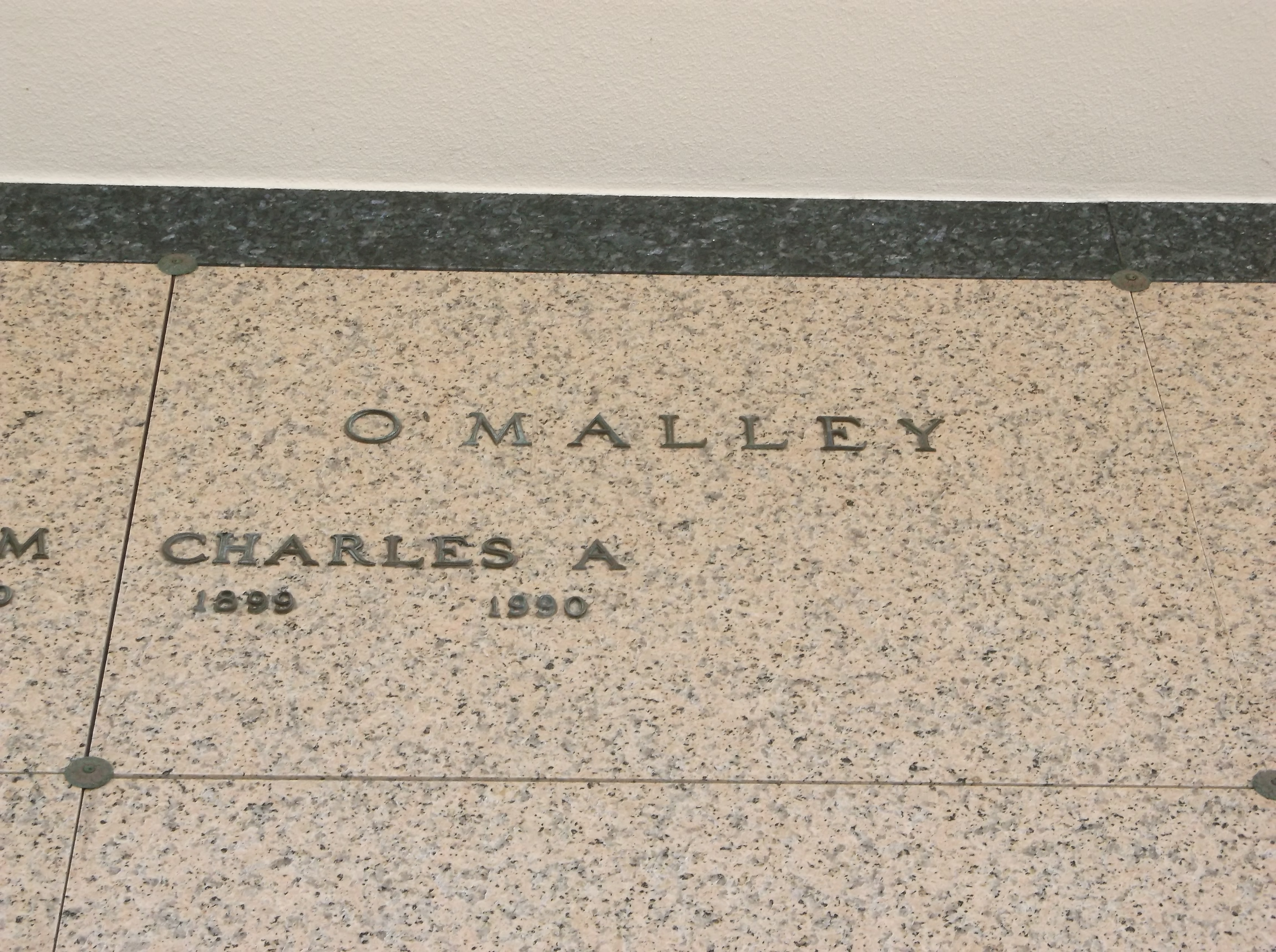 Charles A O'Malley