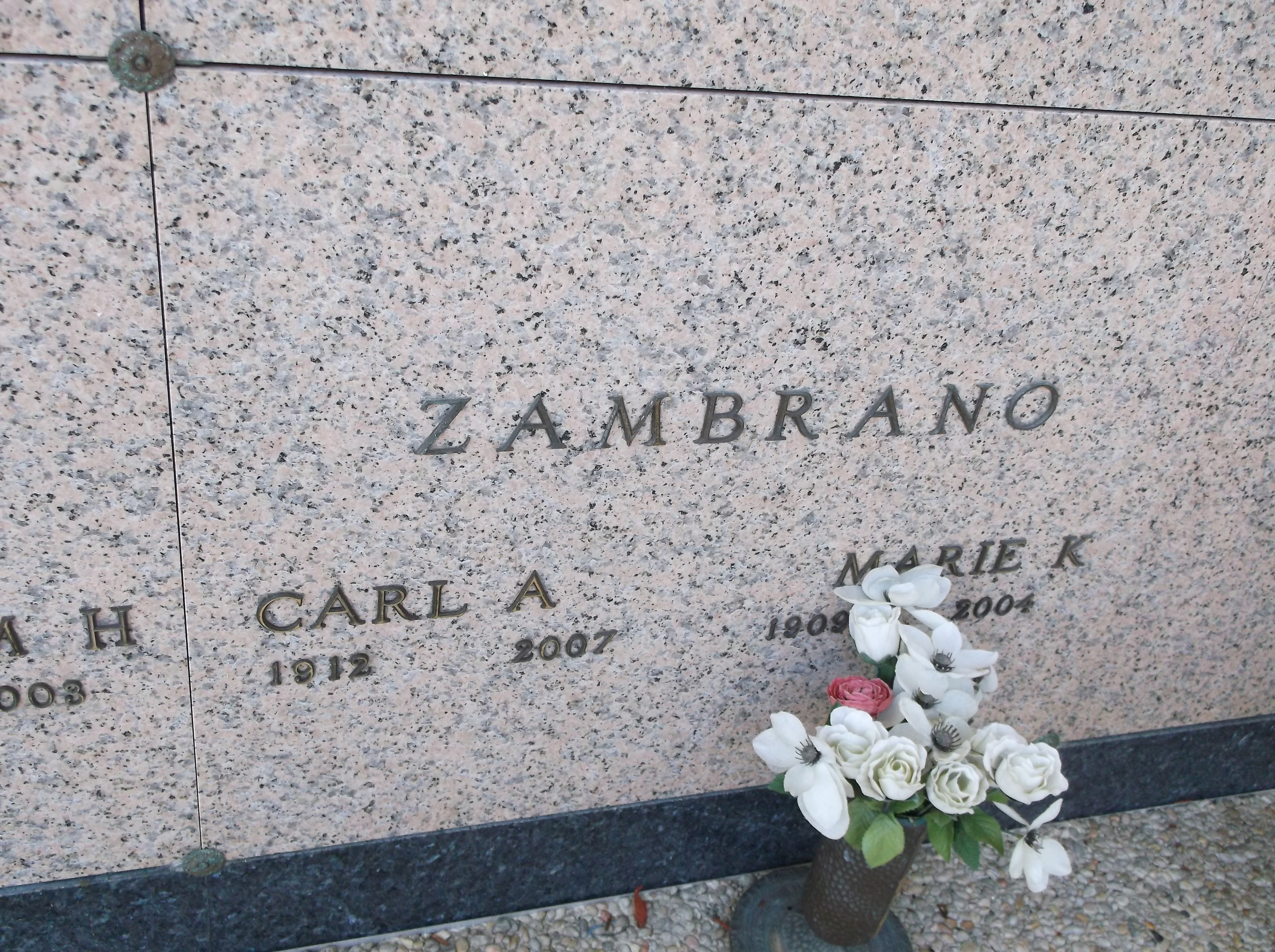 Carl A Zambrano