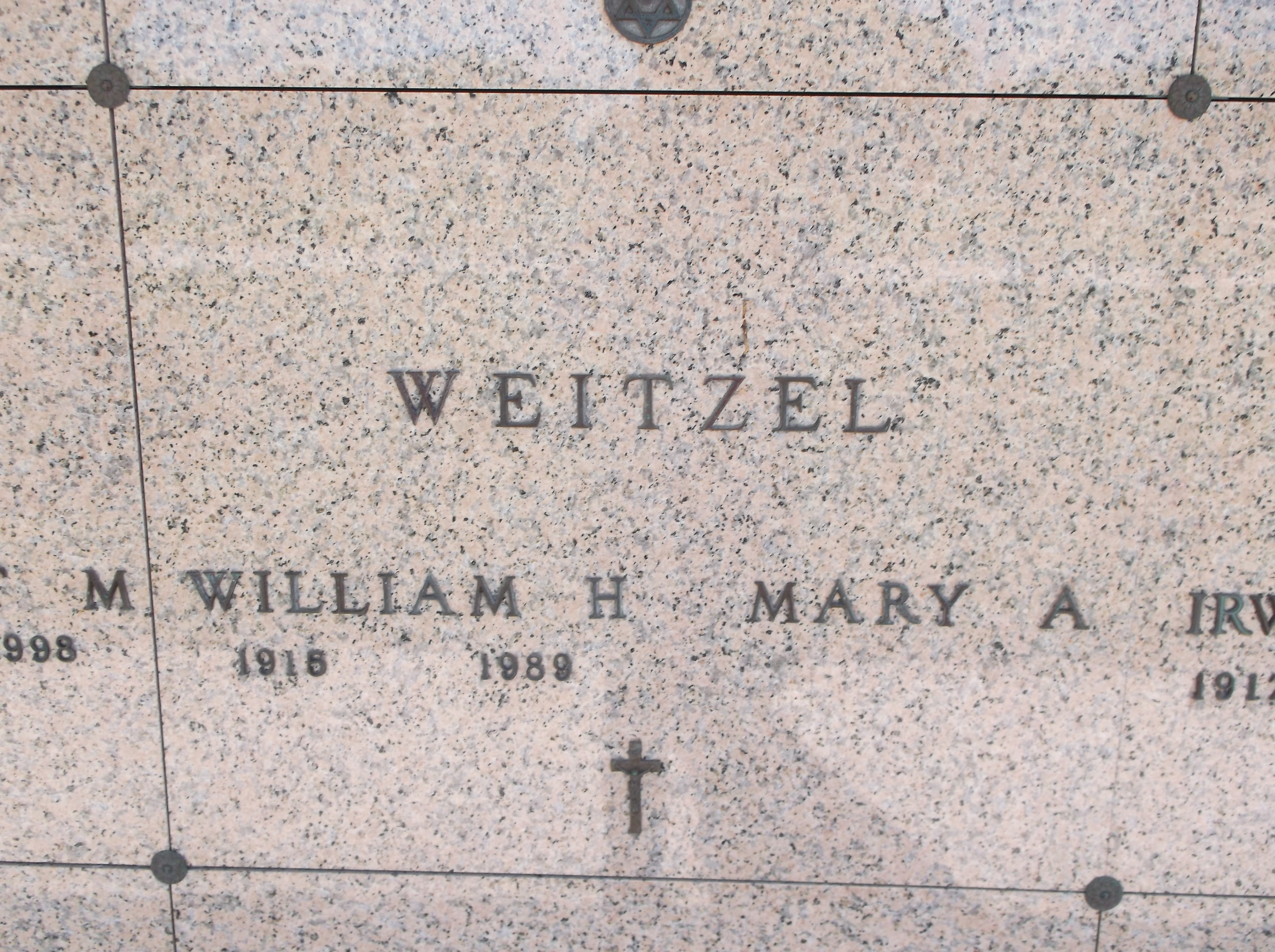 William H Weitzel