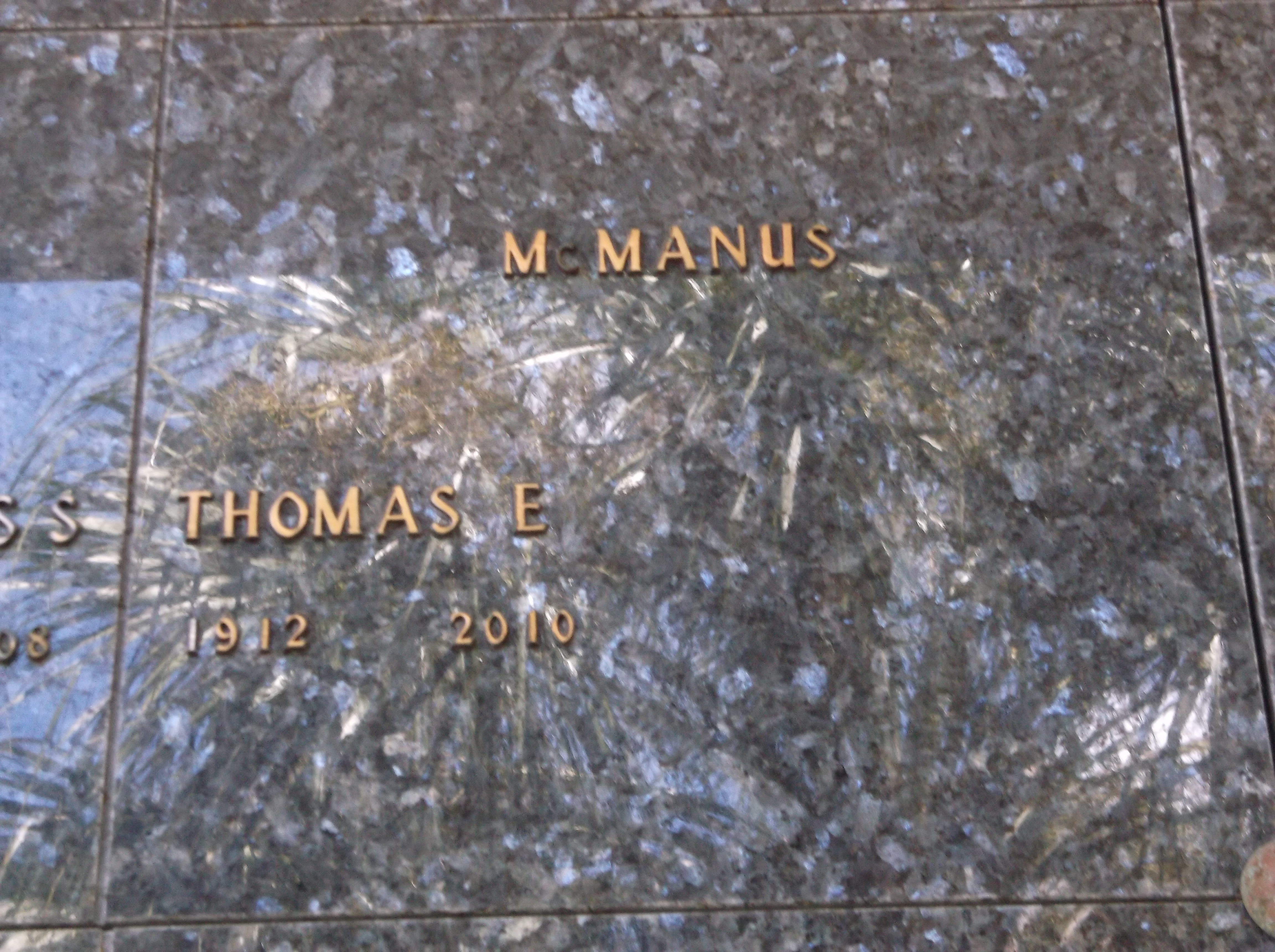 Thomas E McManus