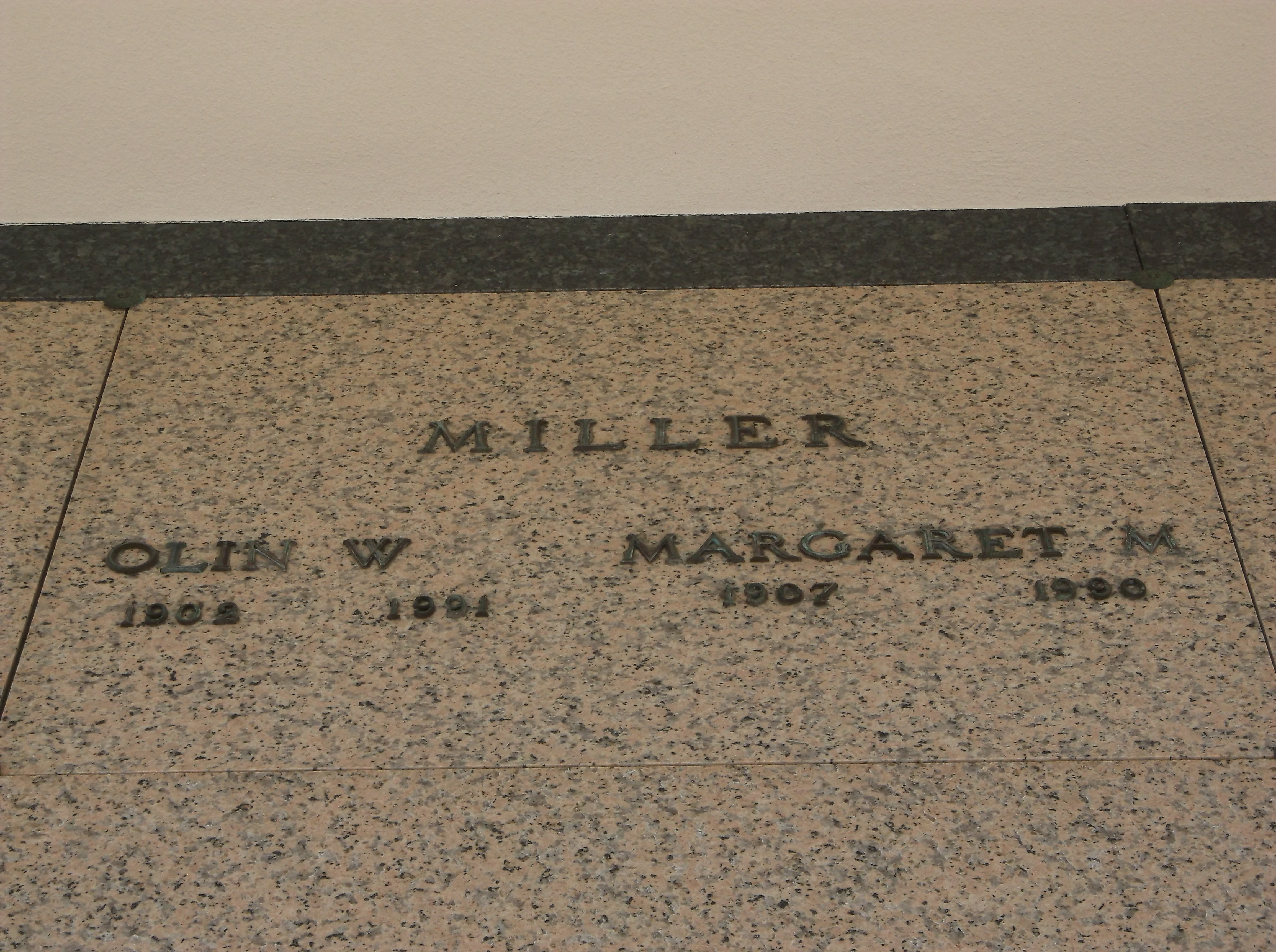 Olin W Miller