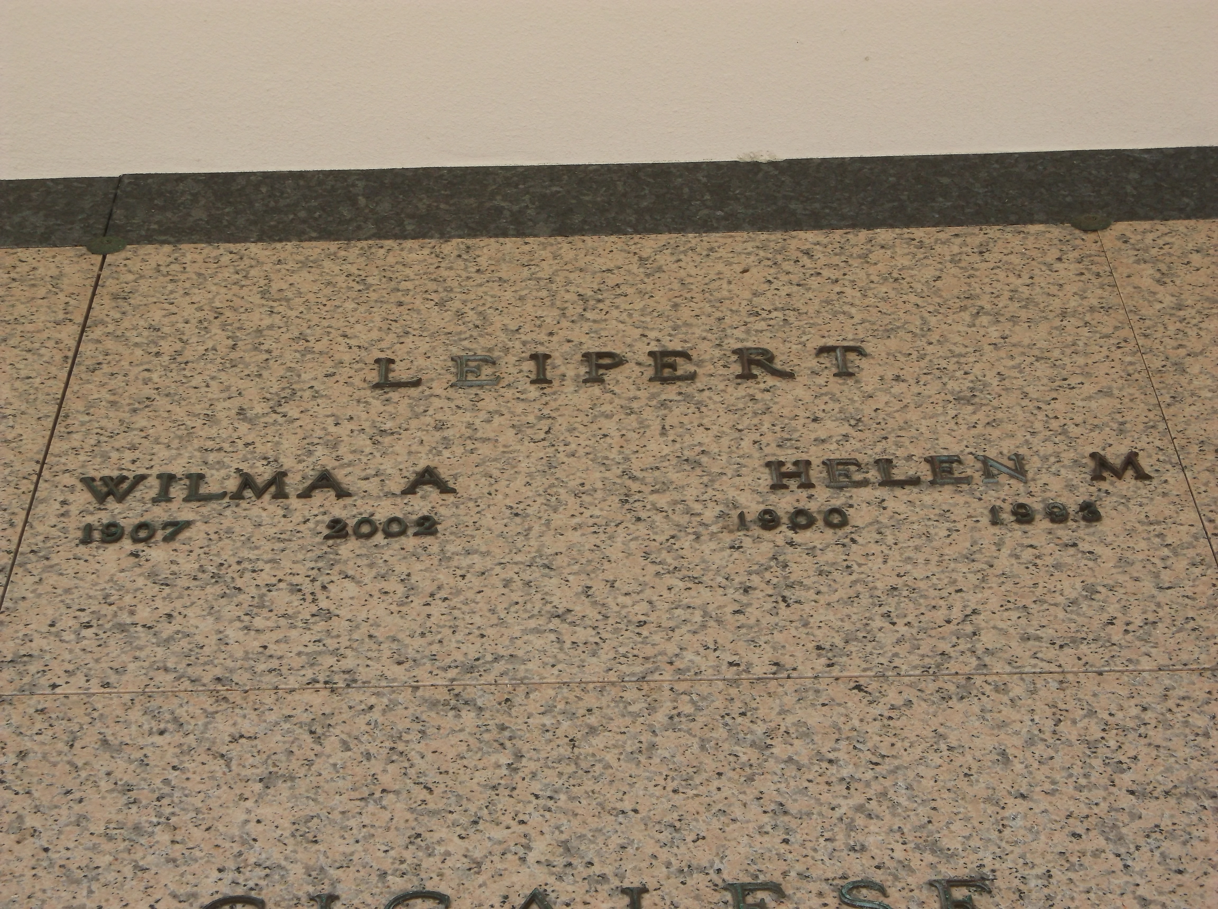 Wilma A Leipert