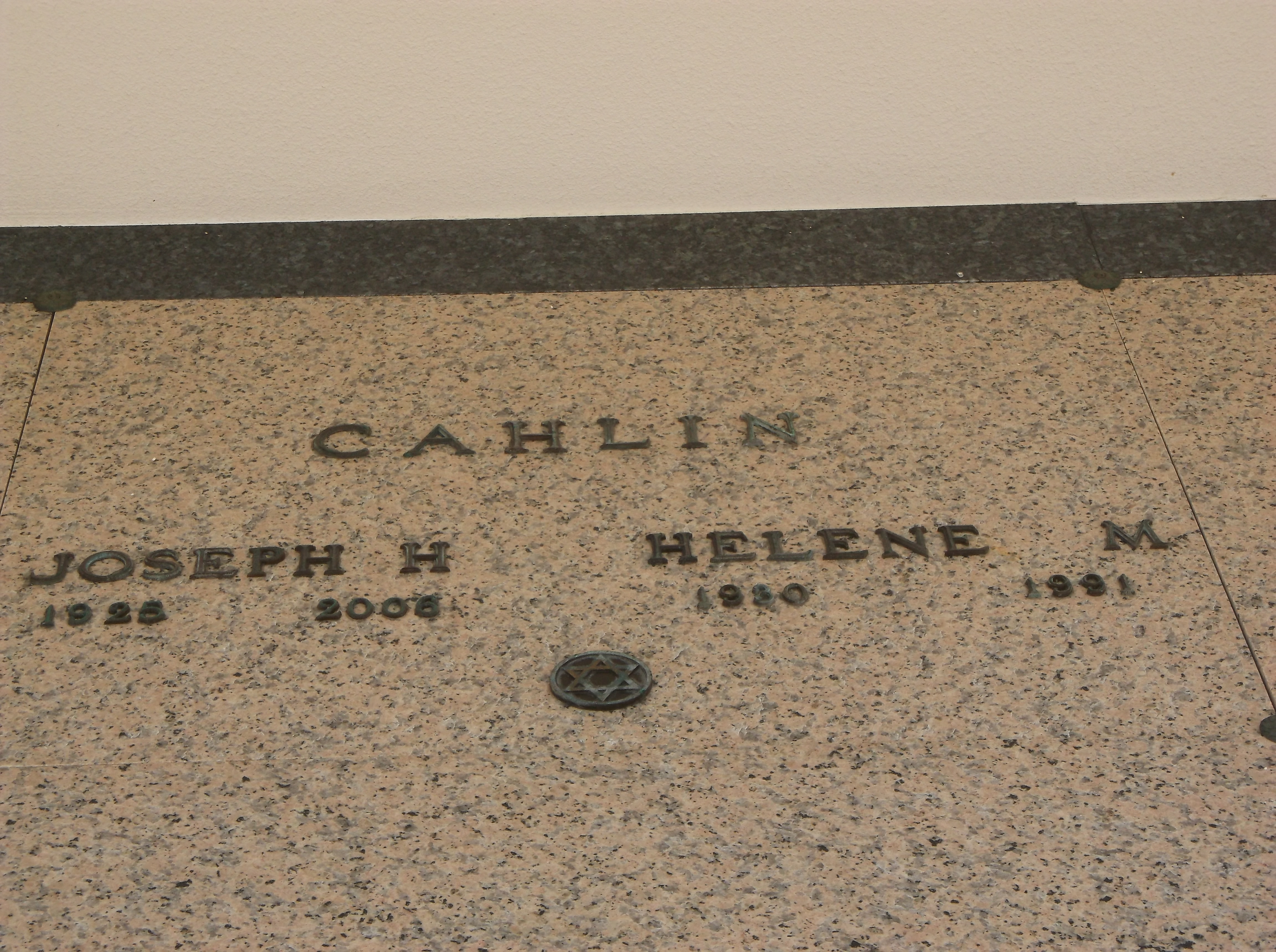 Joseph H Cahlin