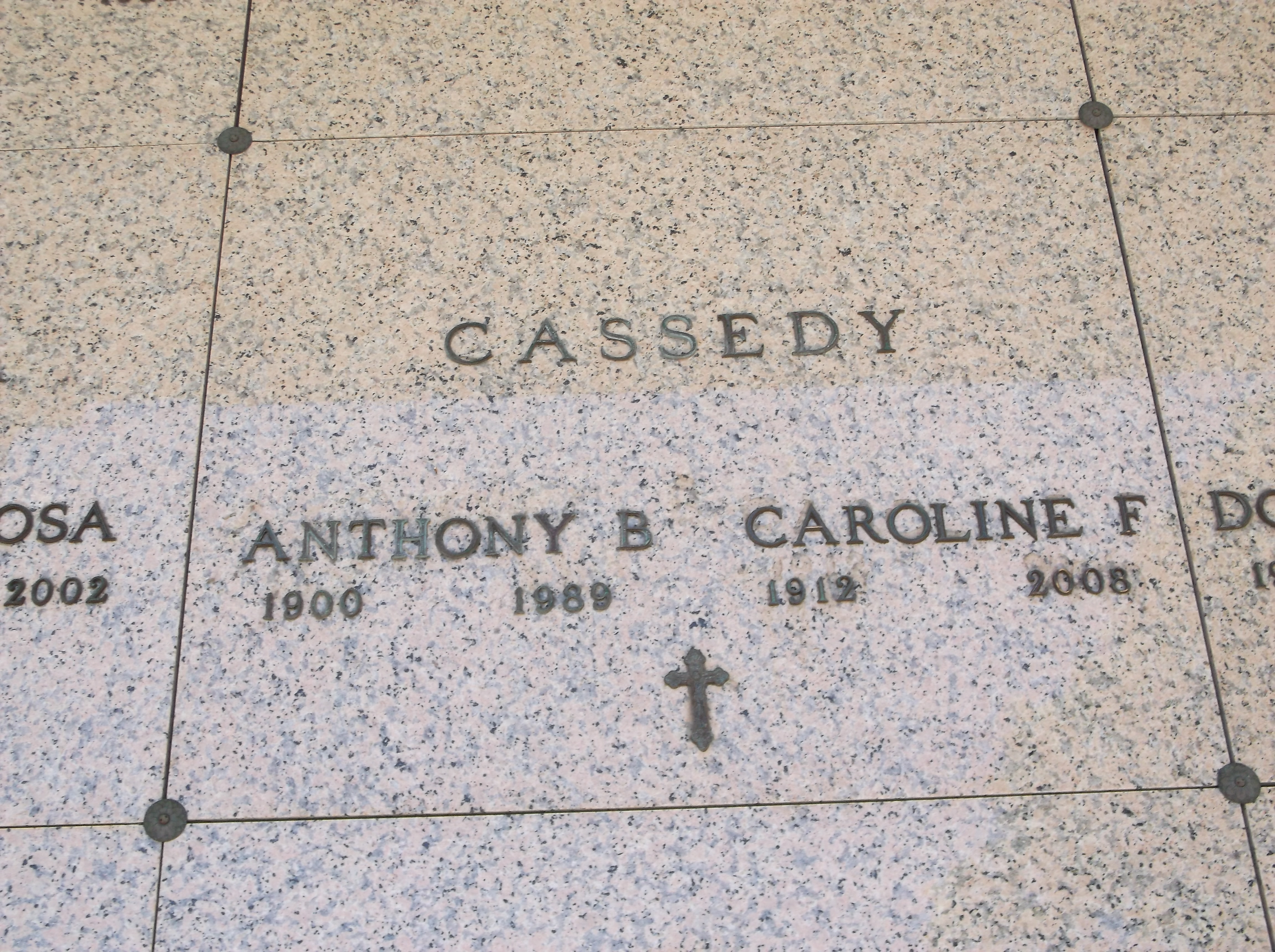 Anthony B Cassedy