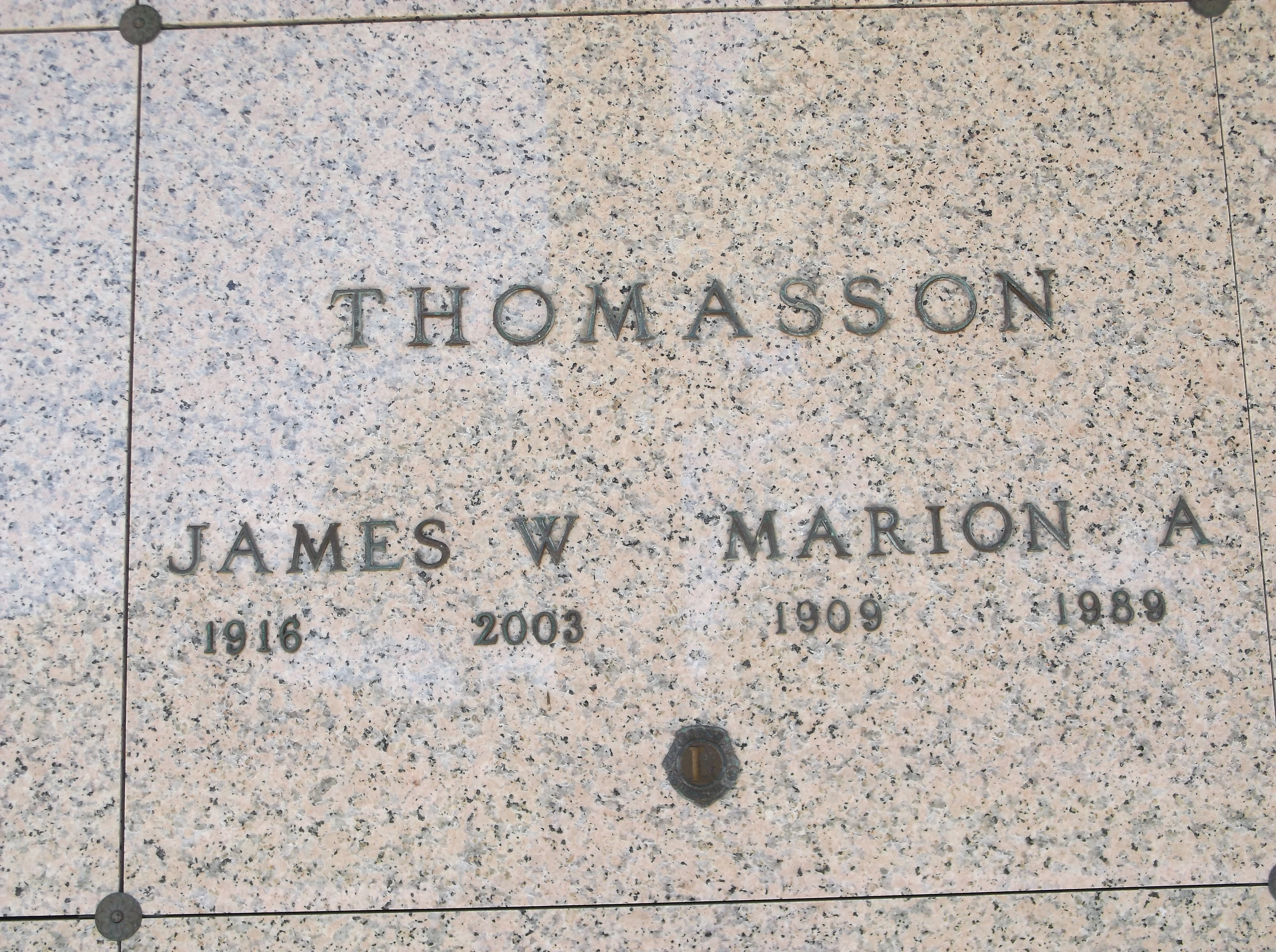 Marion A Thomasson