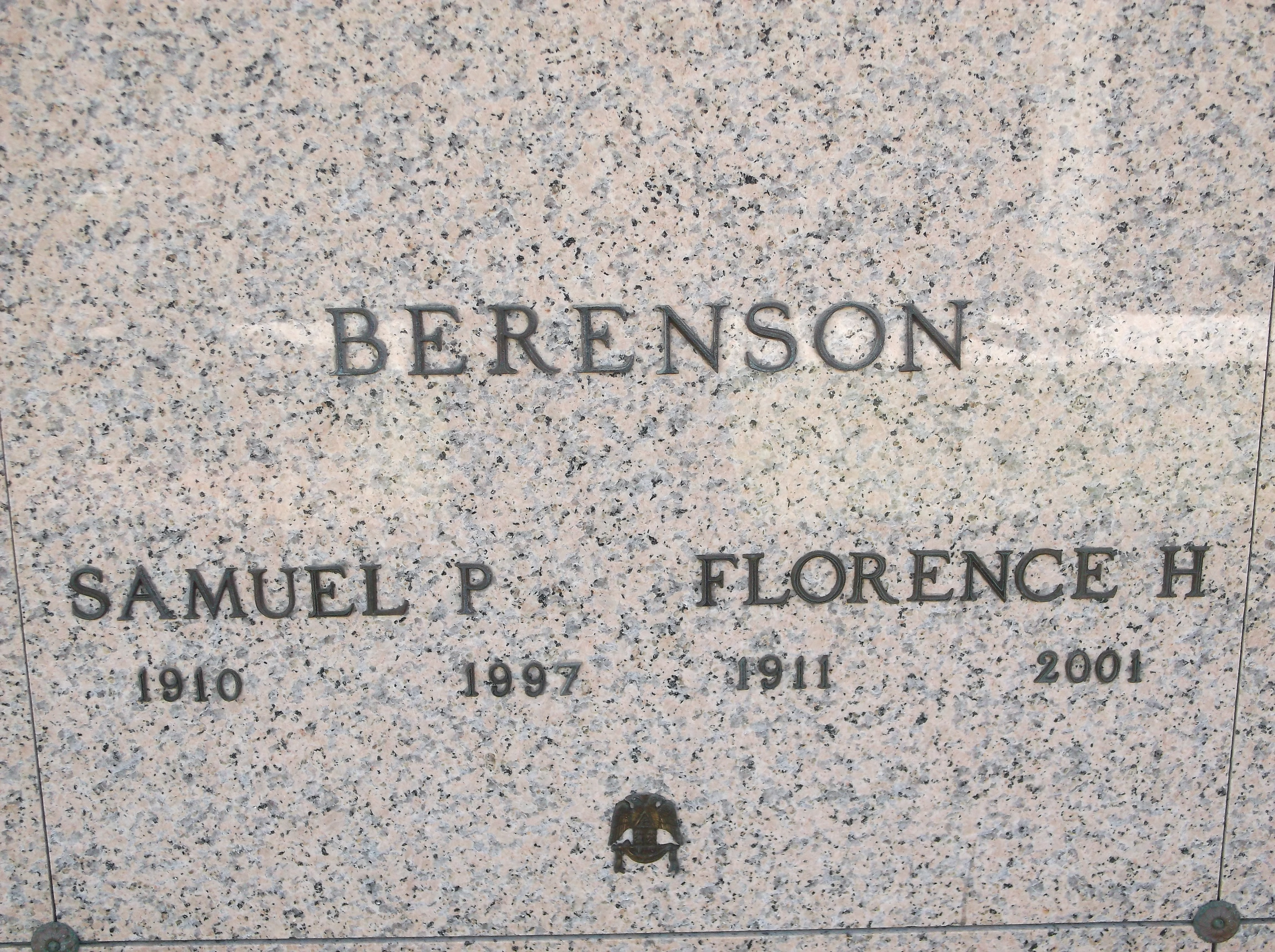 Samuel P Berenson