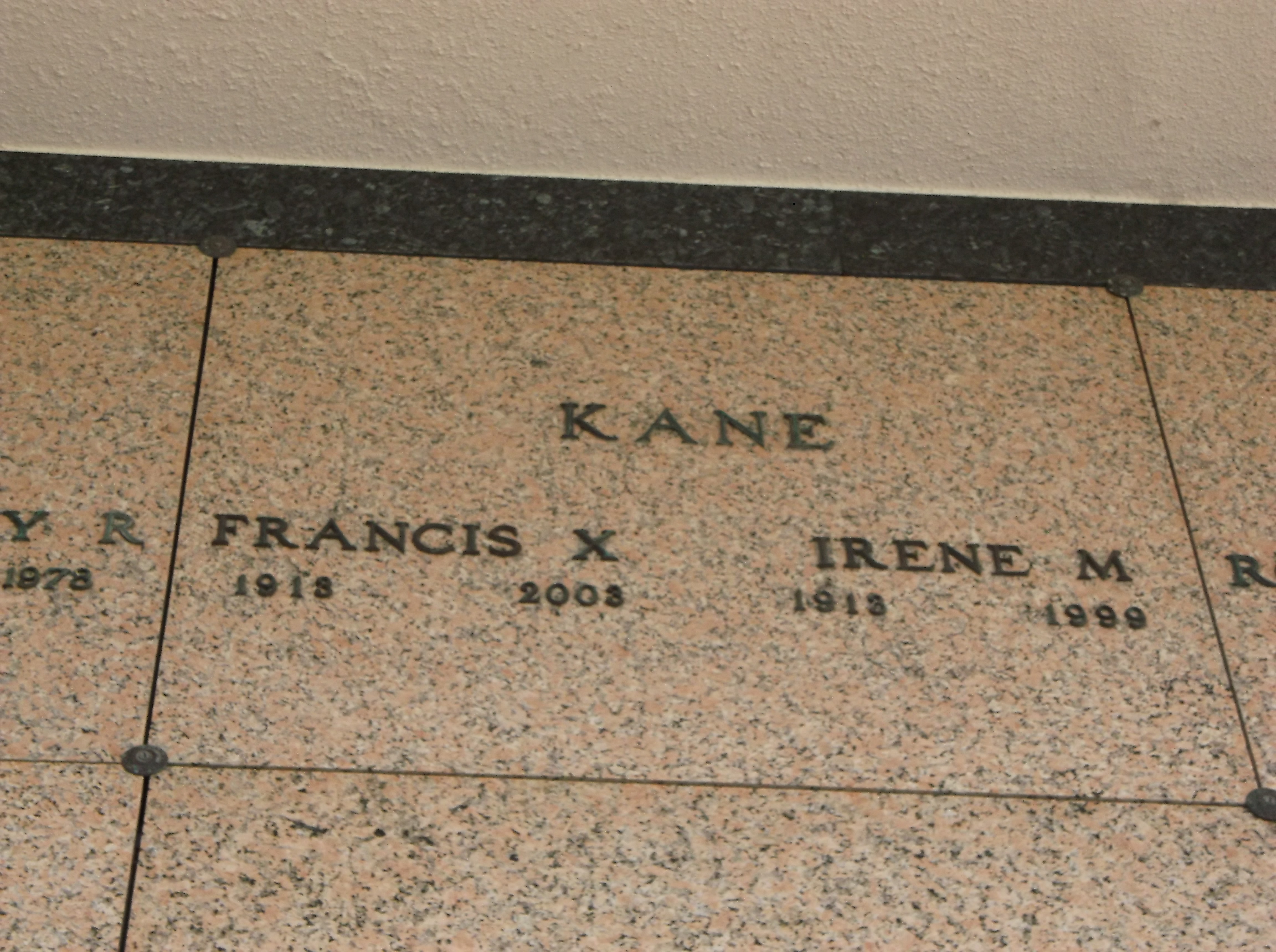 Irene M Kane