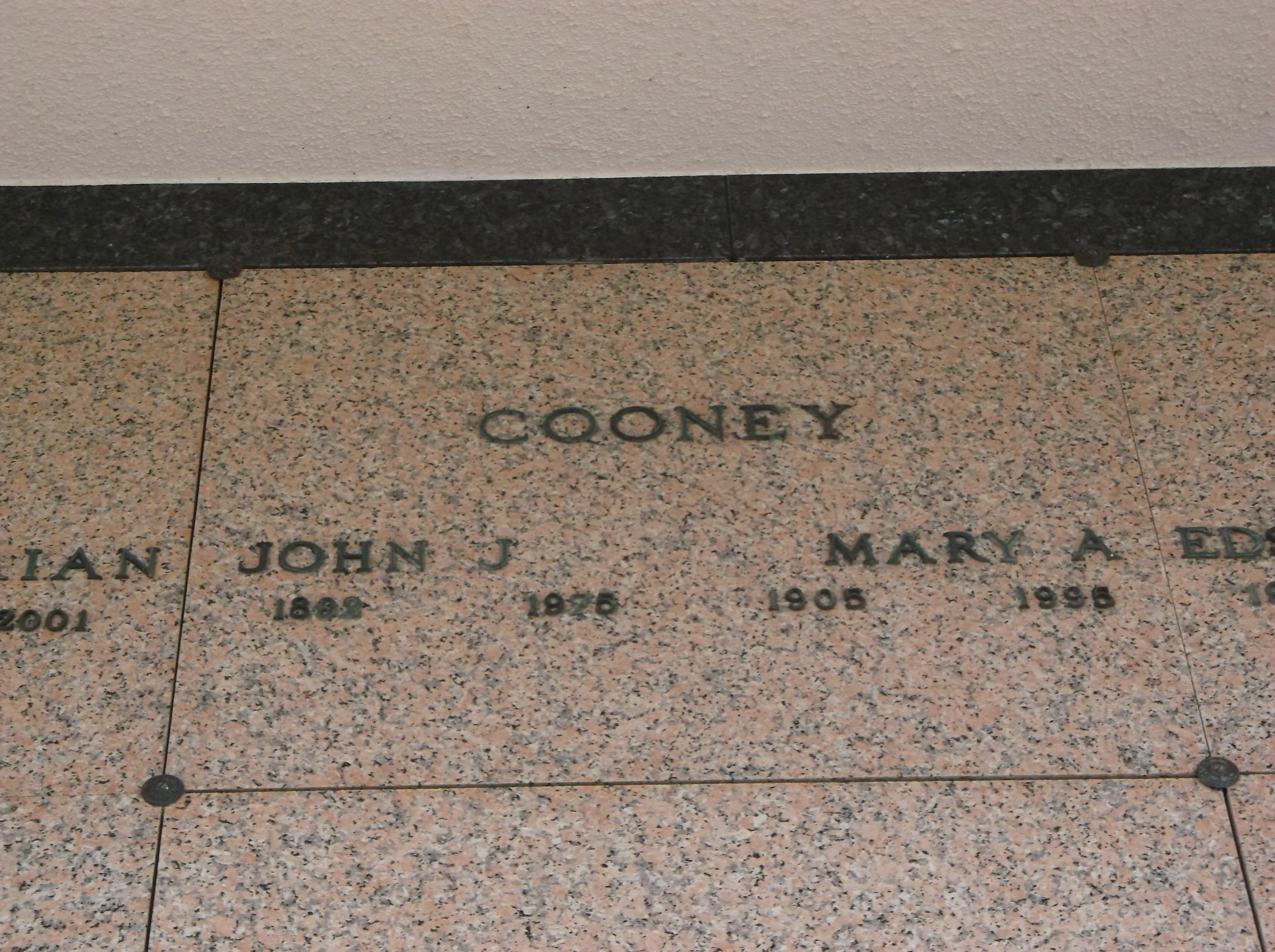 John J Cooney