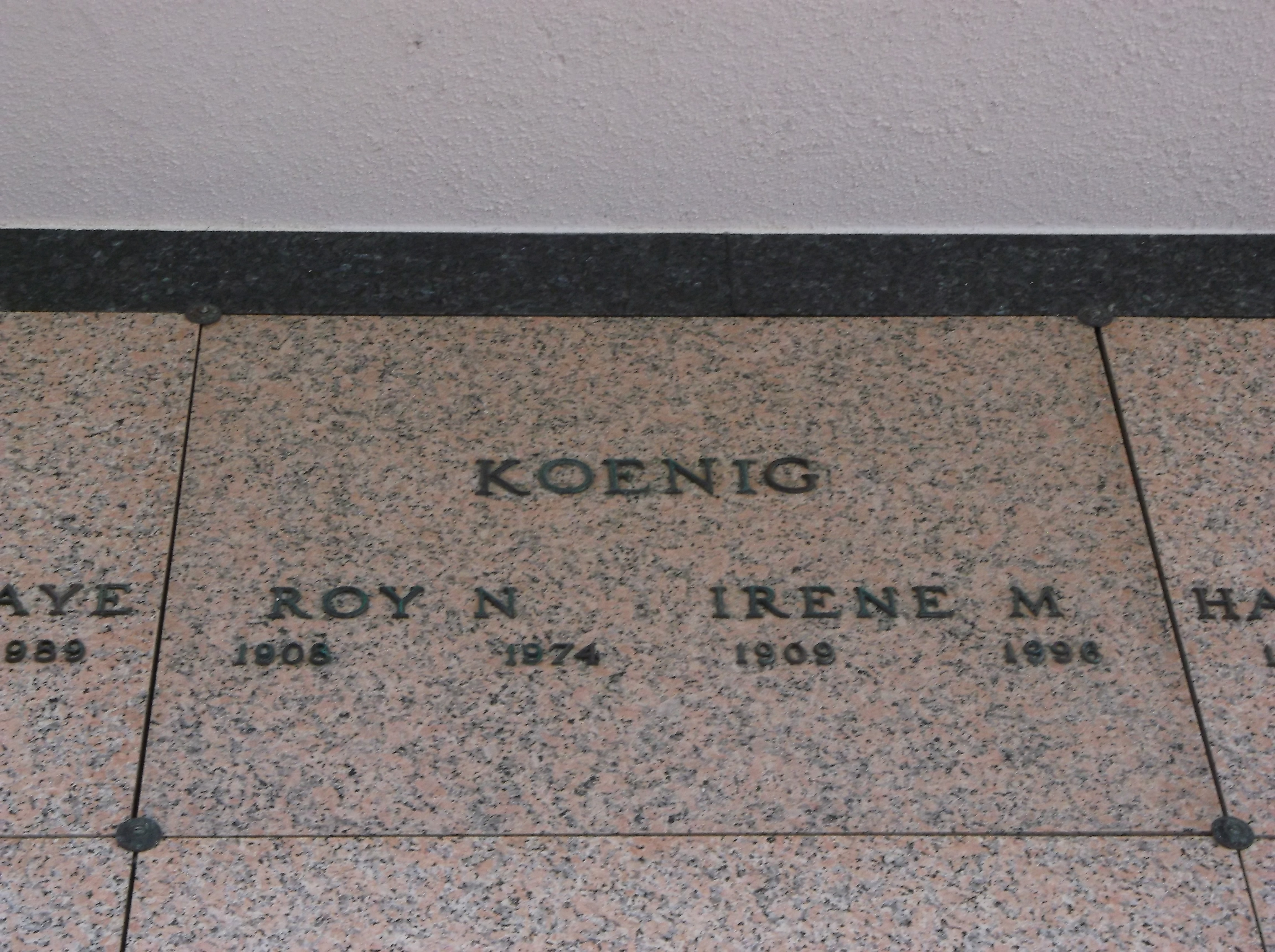 Roy N Koenig