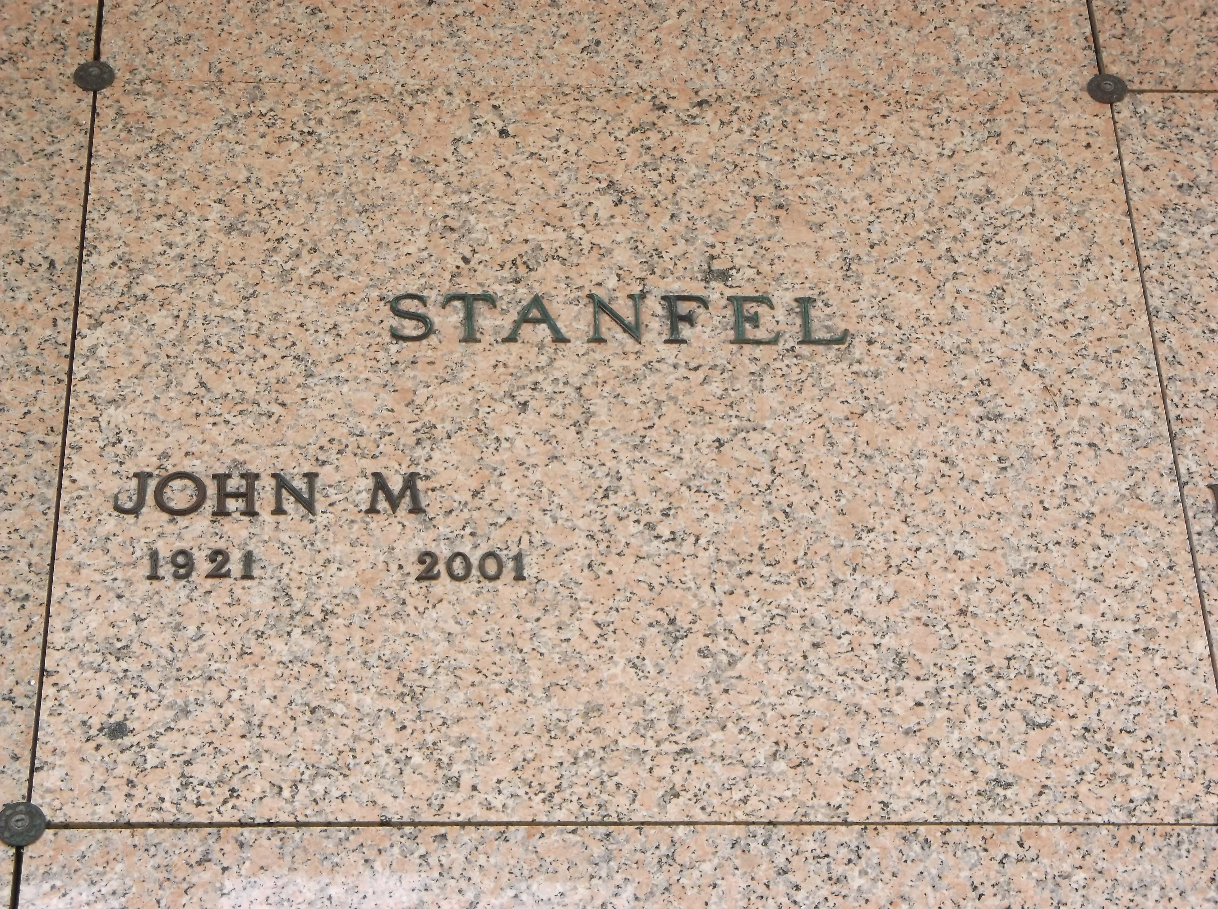 John M Stanfel