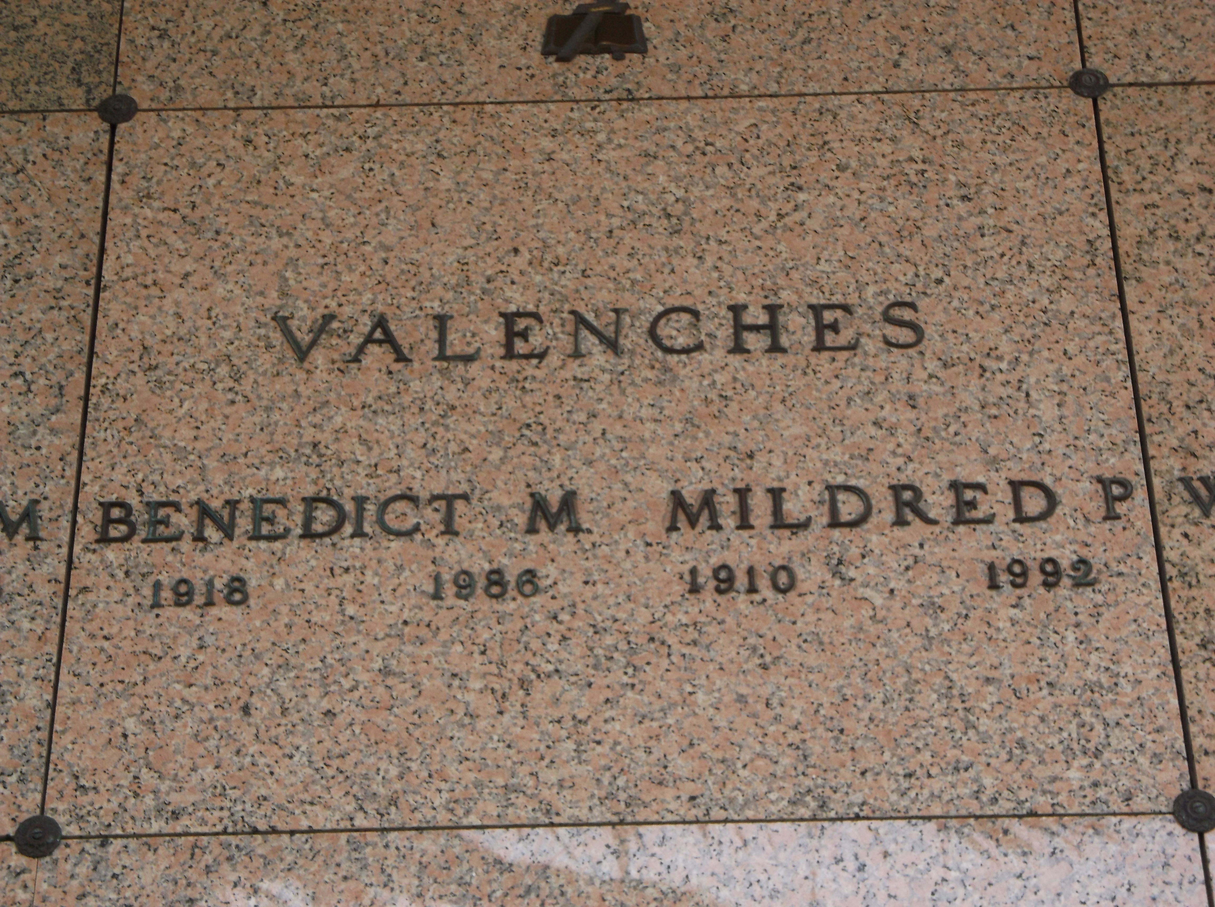 Mildred P Valenches