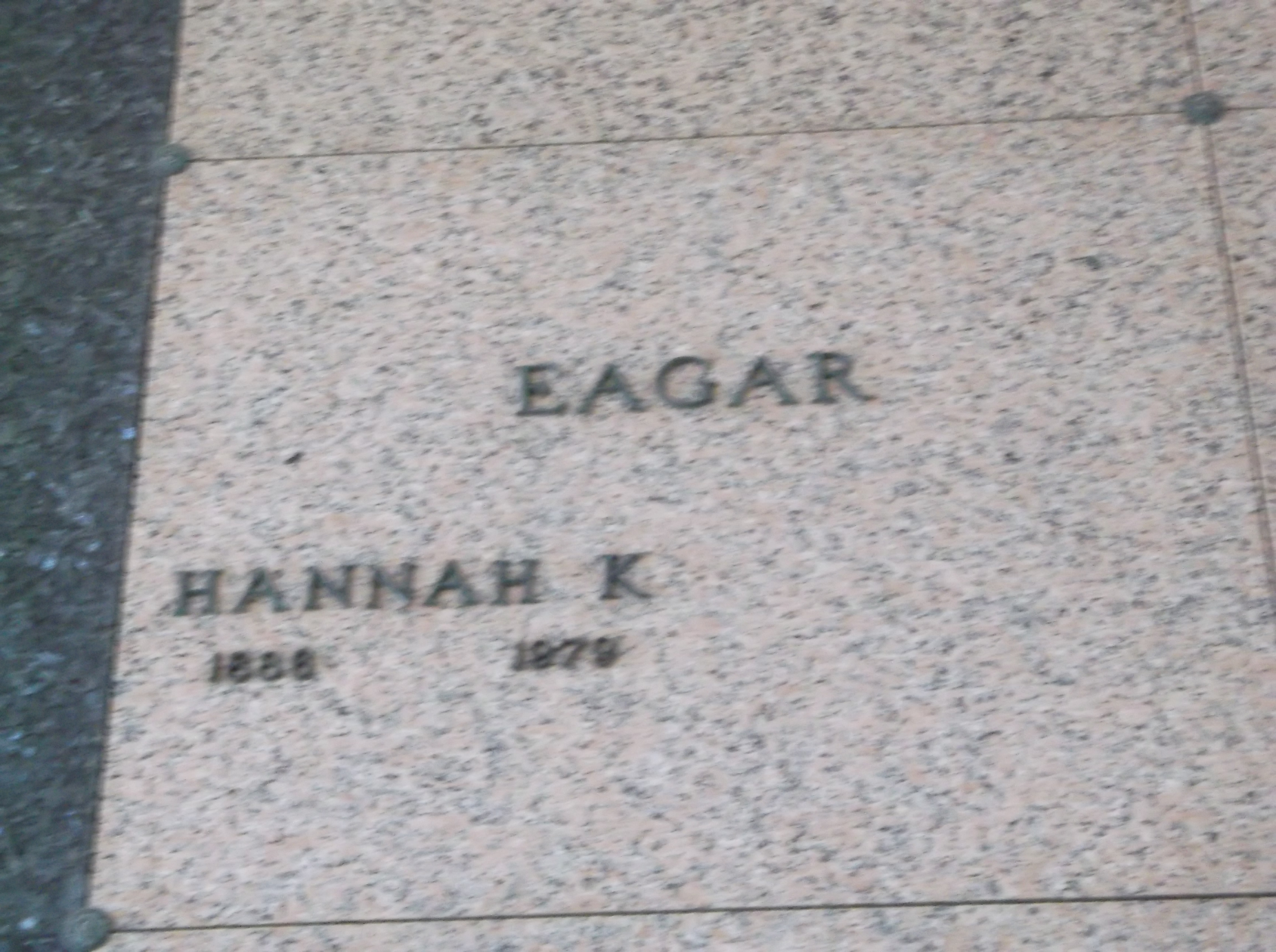 Hannah K Eagar