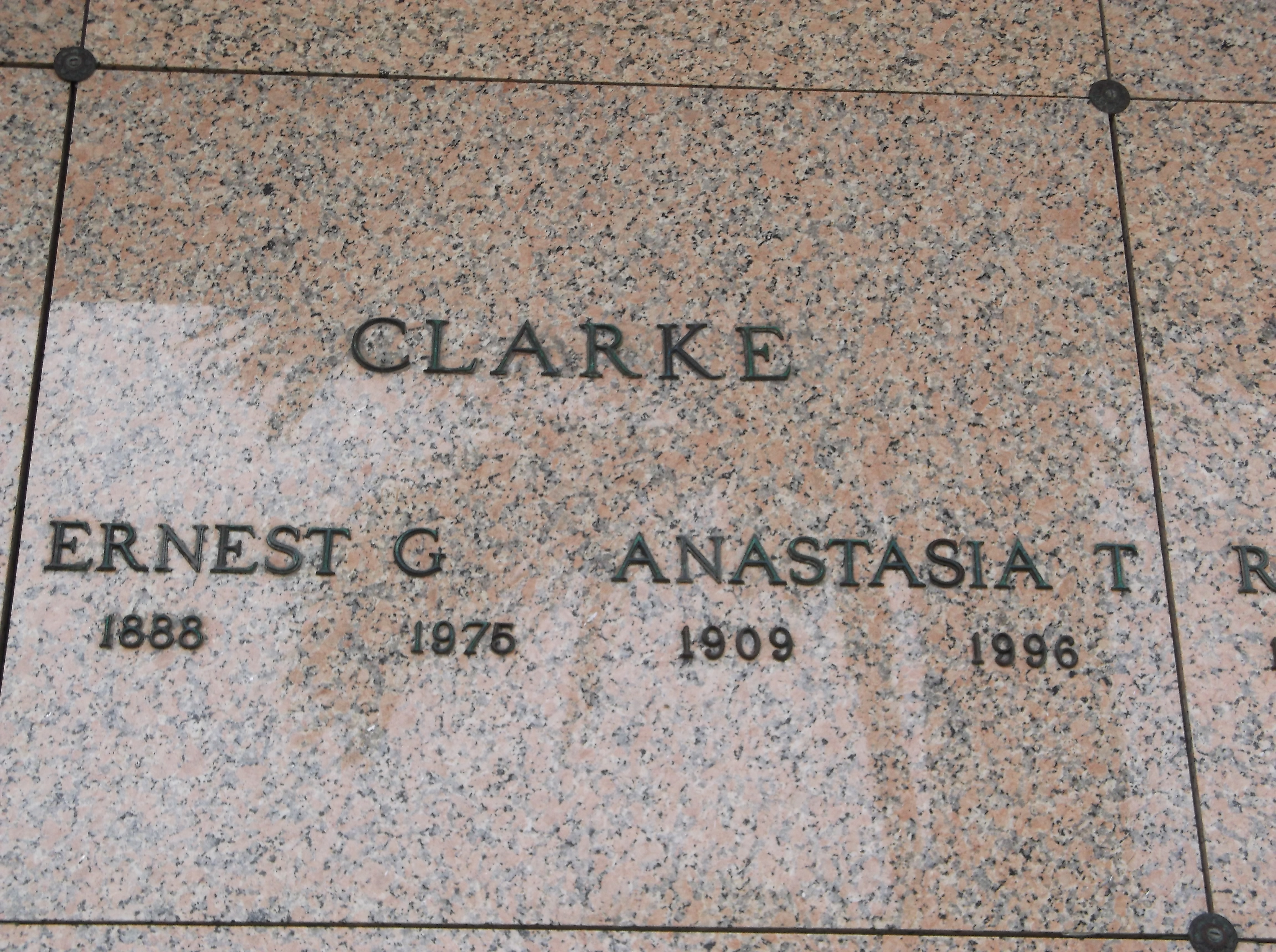 Anastasia T Clarke