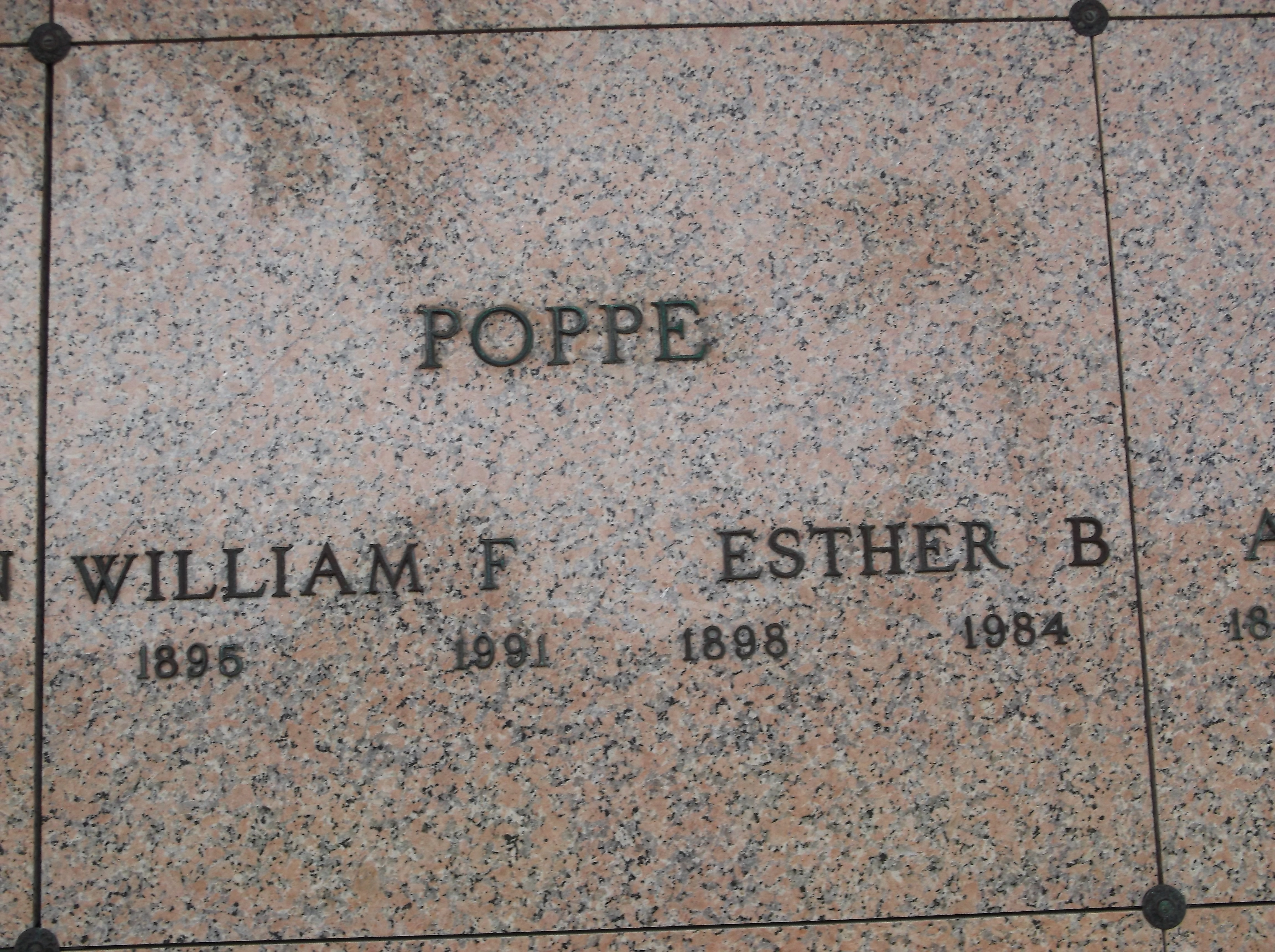 Esther B Poppe