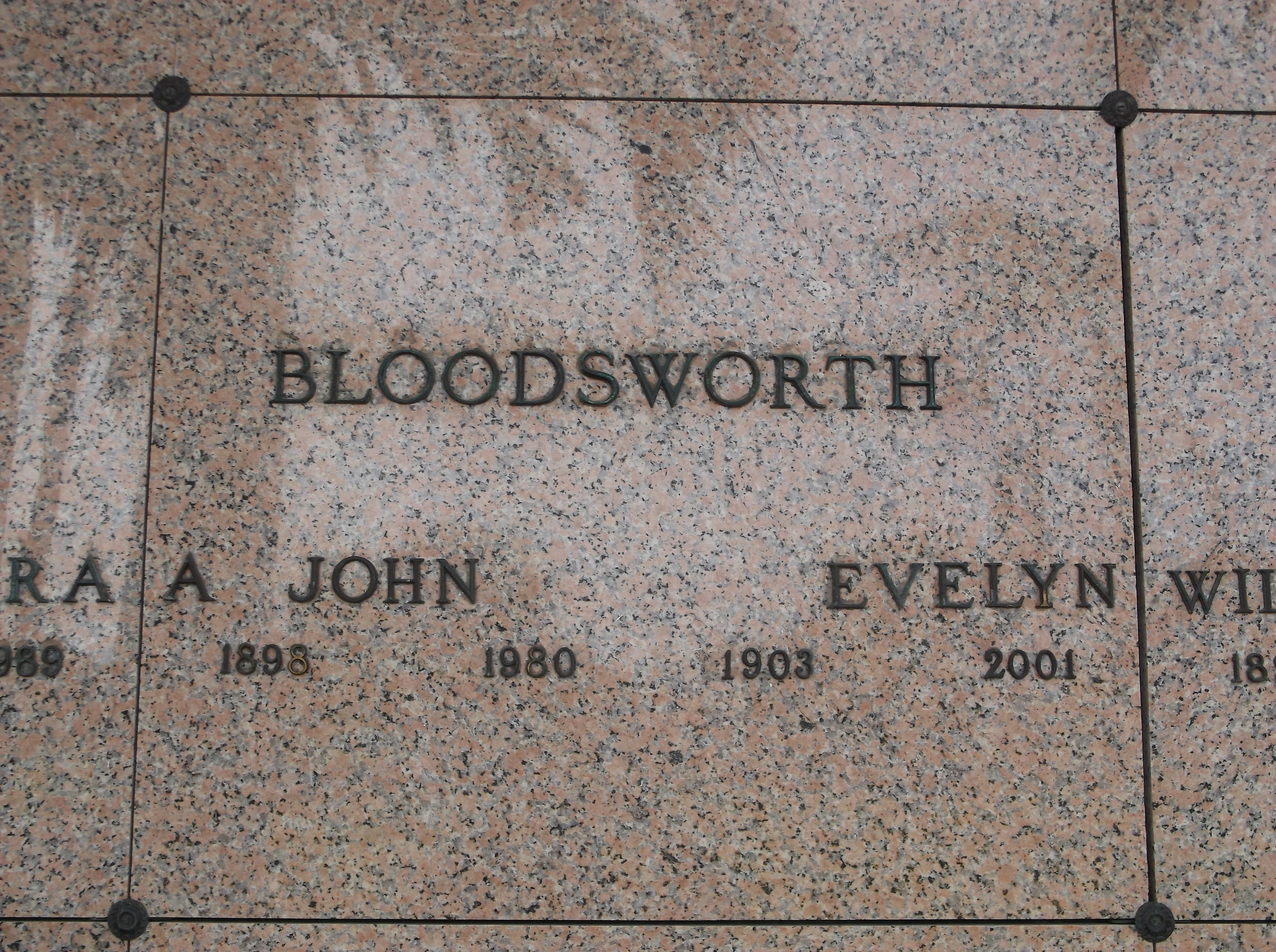 A John Bloodsworth