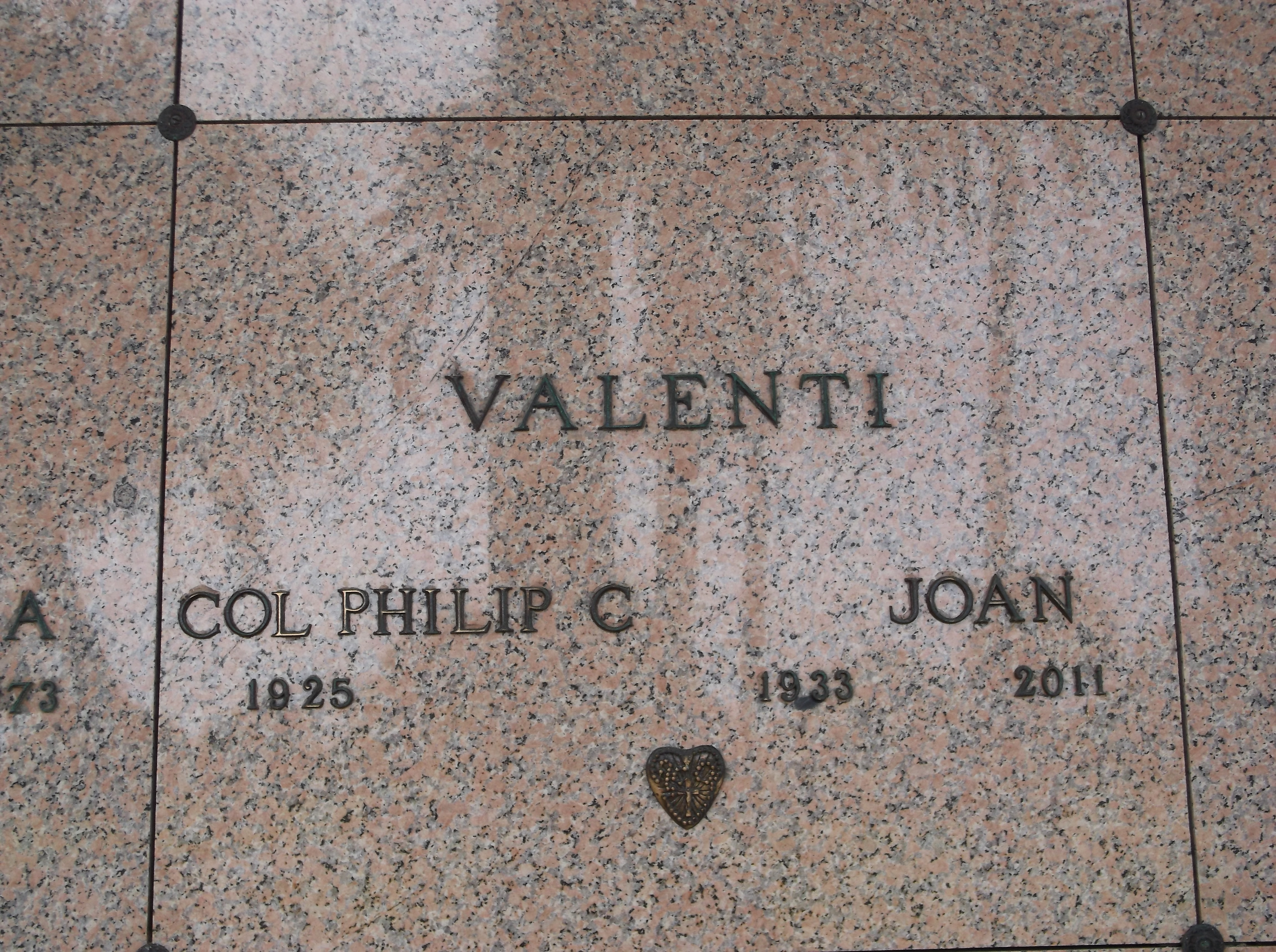 Col Philip C Valenti