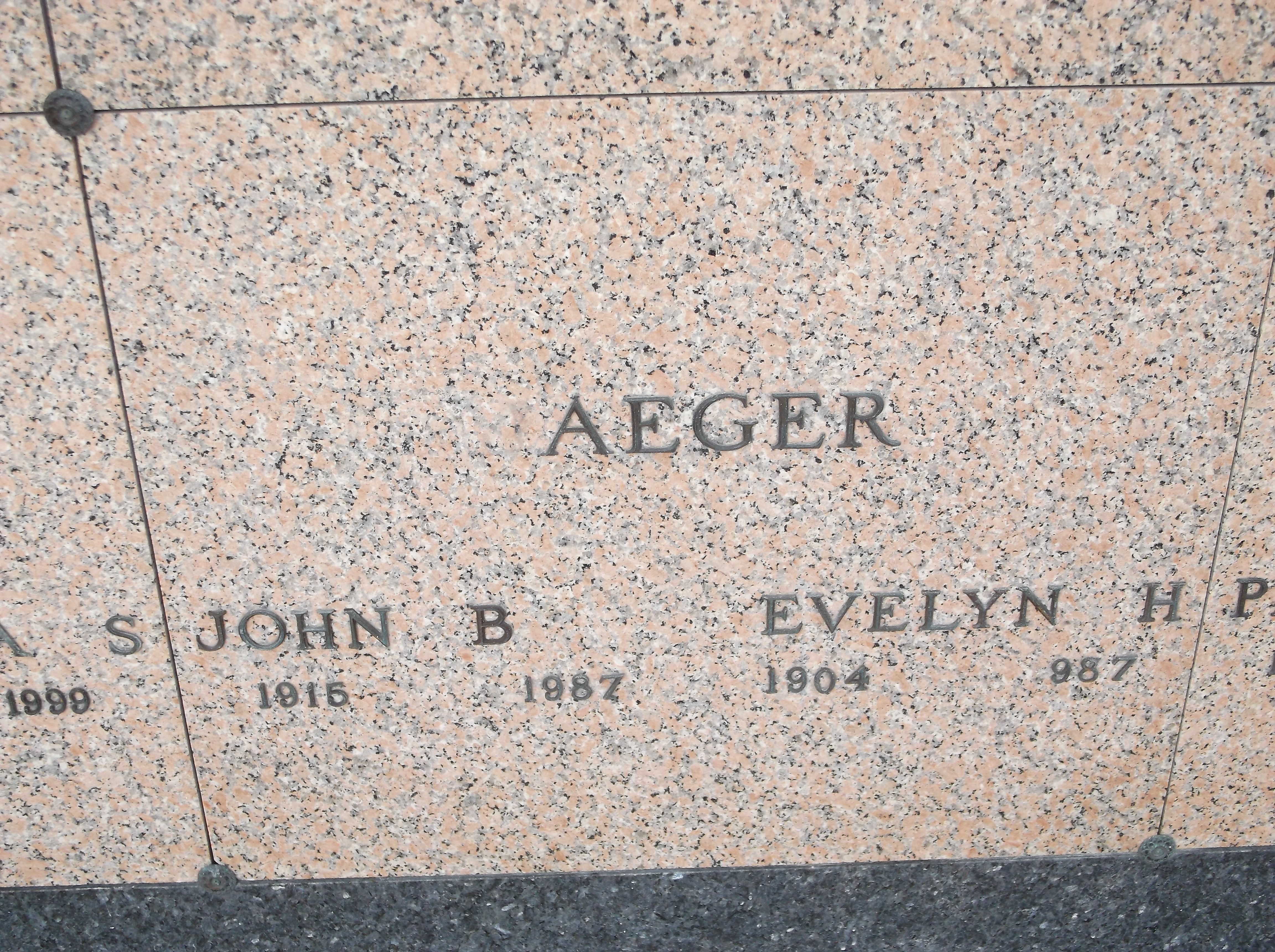 John B Aeger