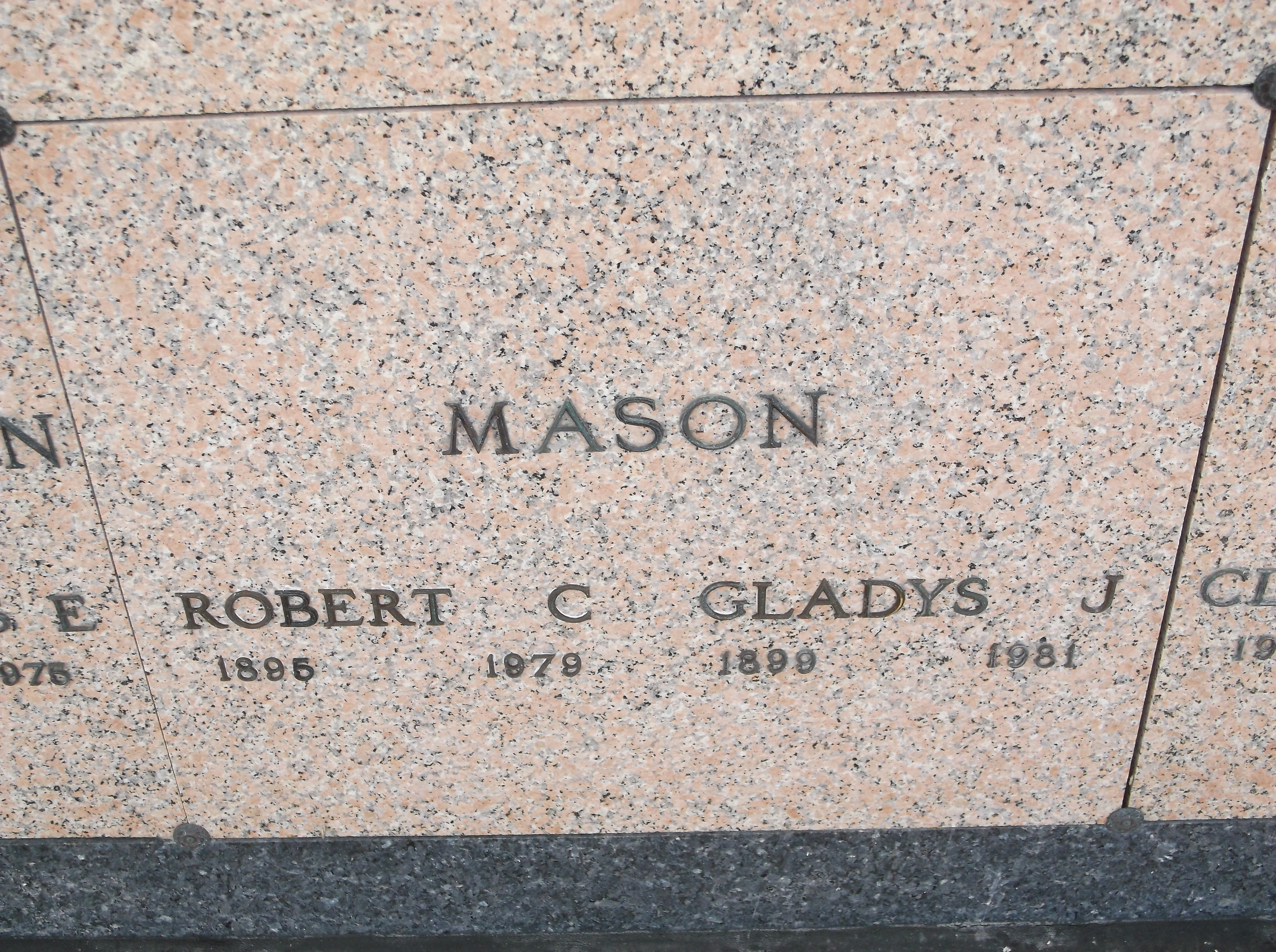 Gladys J Mason