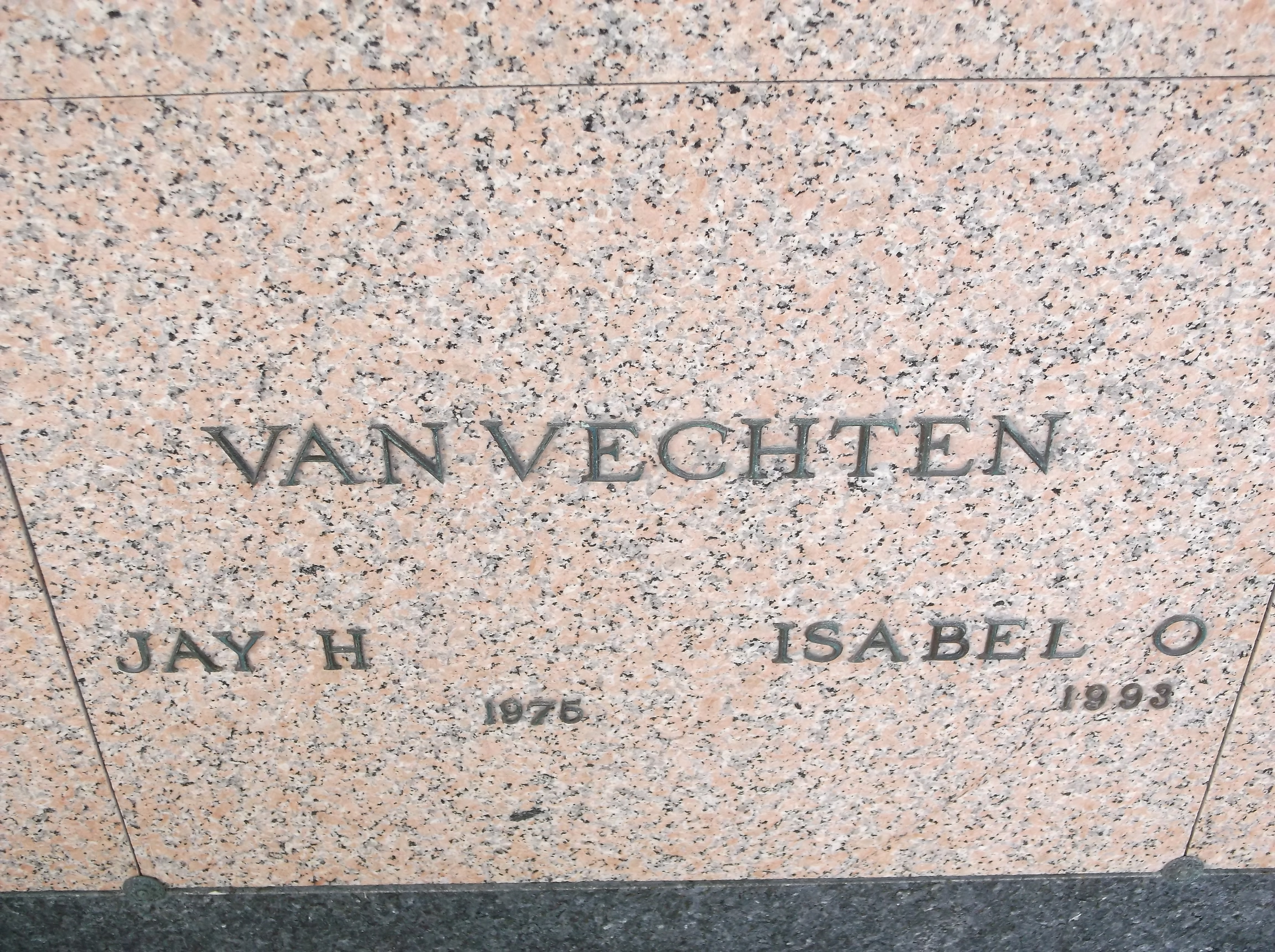 Jay H Van Vechten