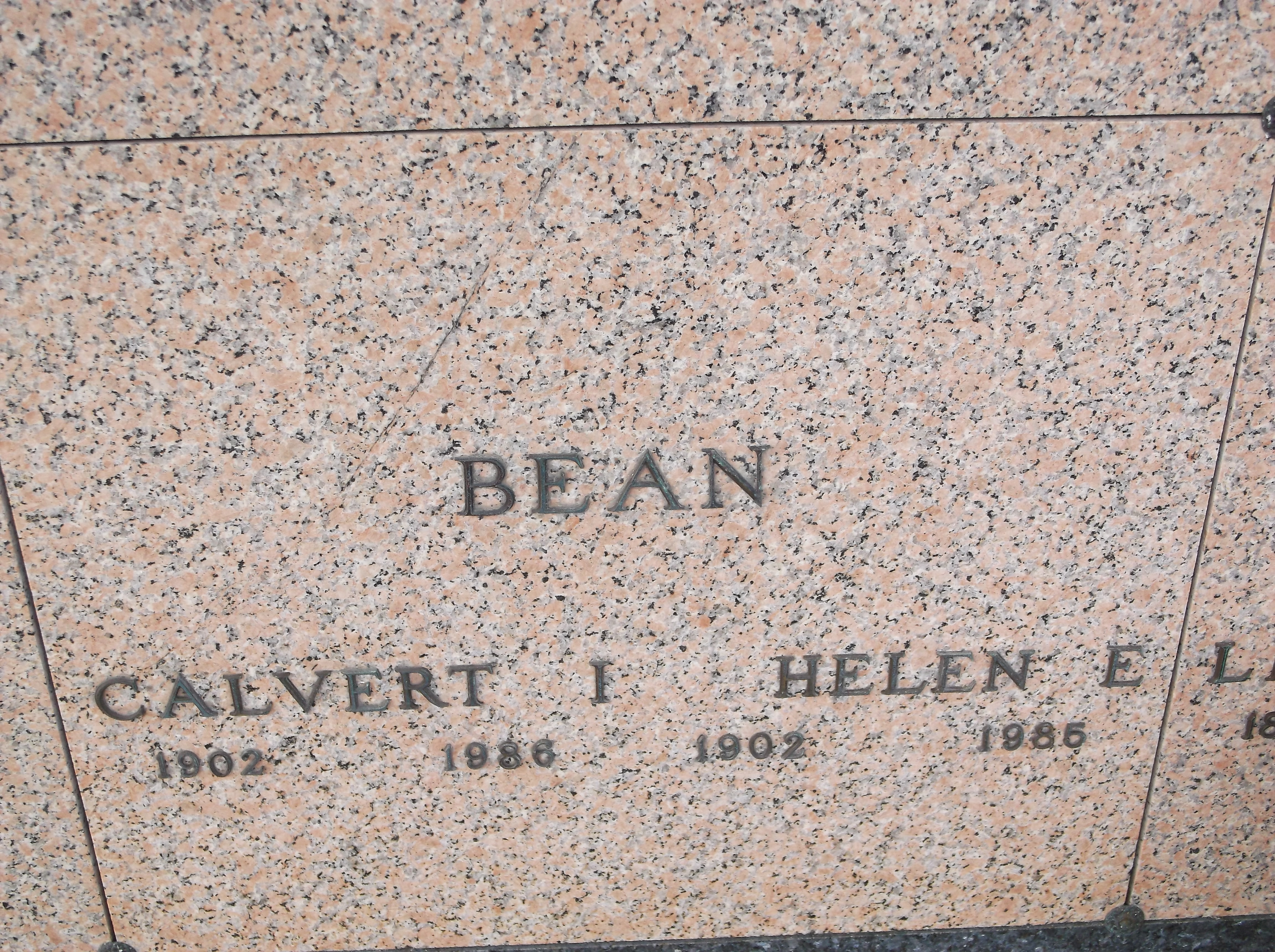 Helen E Bean